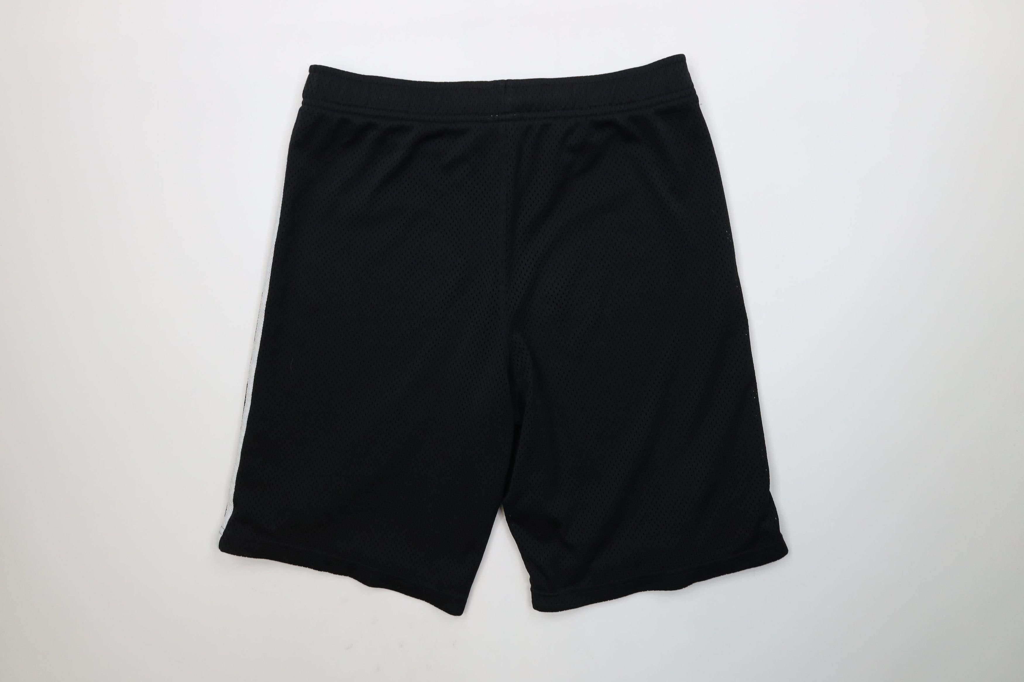 Nike Vintage Y2K Nike Scott Mini Swoosh Striped Mesh Shorts Black Size US 34 / EU 50 - 7 Thumbnail