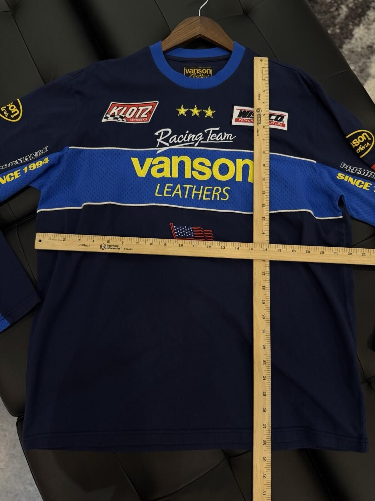 Supreme Supreme Vanson Leathers L/S Top Longsleeve Jersey Large Size US L / EU 52-54 / 3 - 10 Thumbnail