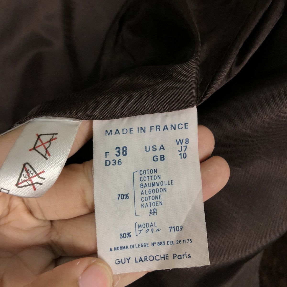 Vintage 🔥VINTAGE CROPPED VELVET JACKET DIFFUSION GUY LAROCHE PARIS Size XS / US 0-2 / IT 36-38 - 18 Thumbnail