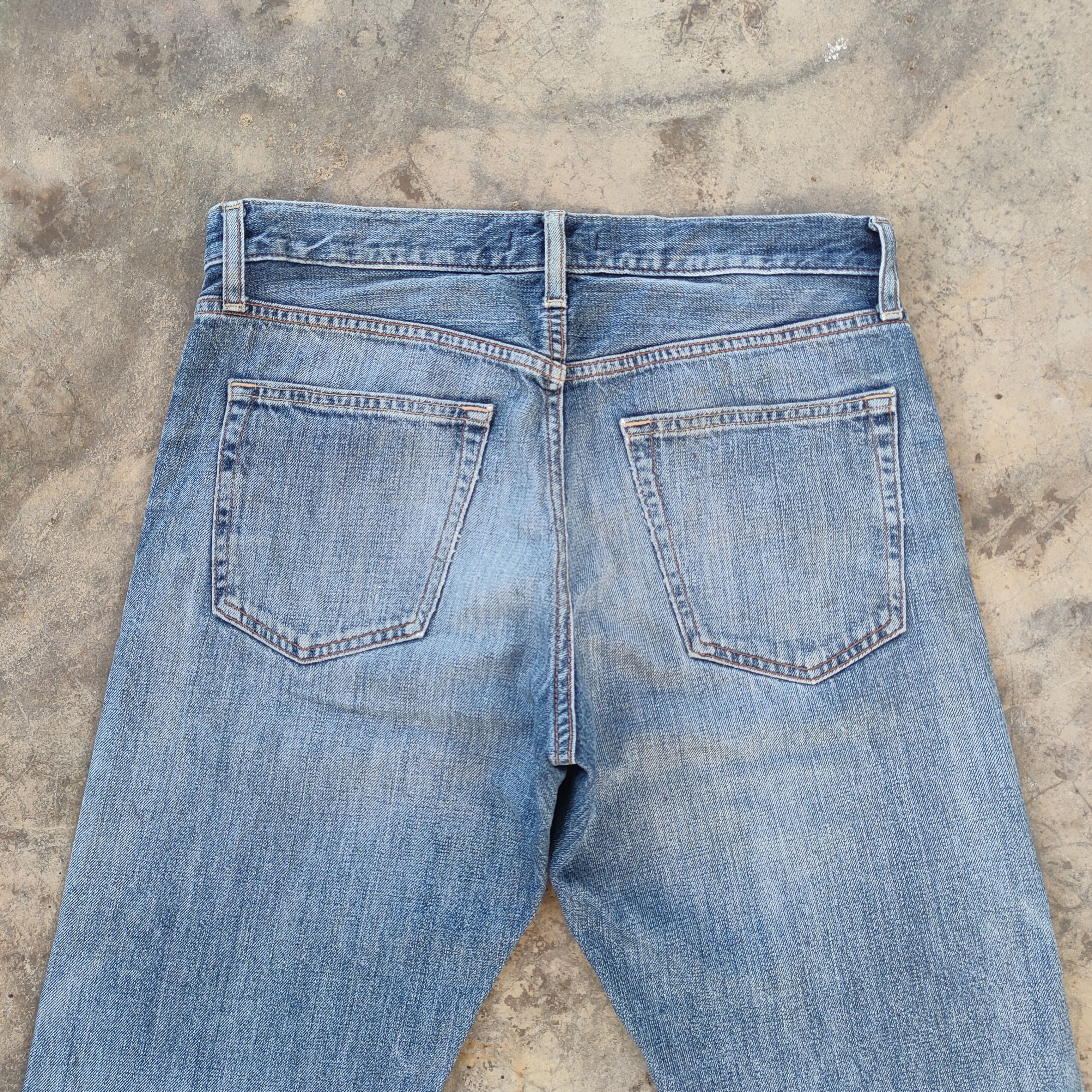 Japanese Brand VINTAGE JAPANESE FADED RIPPED JEANS DENIM PANTS Size US 32 / EU 48 - 9 Thumbnail