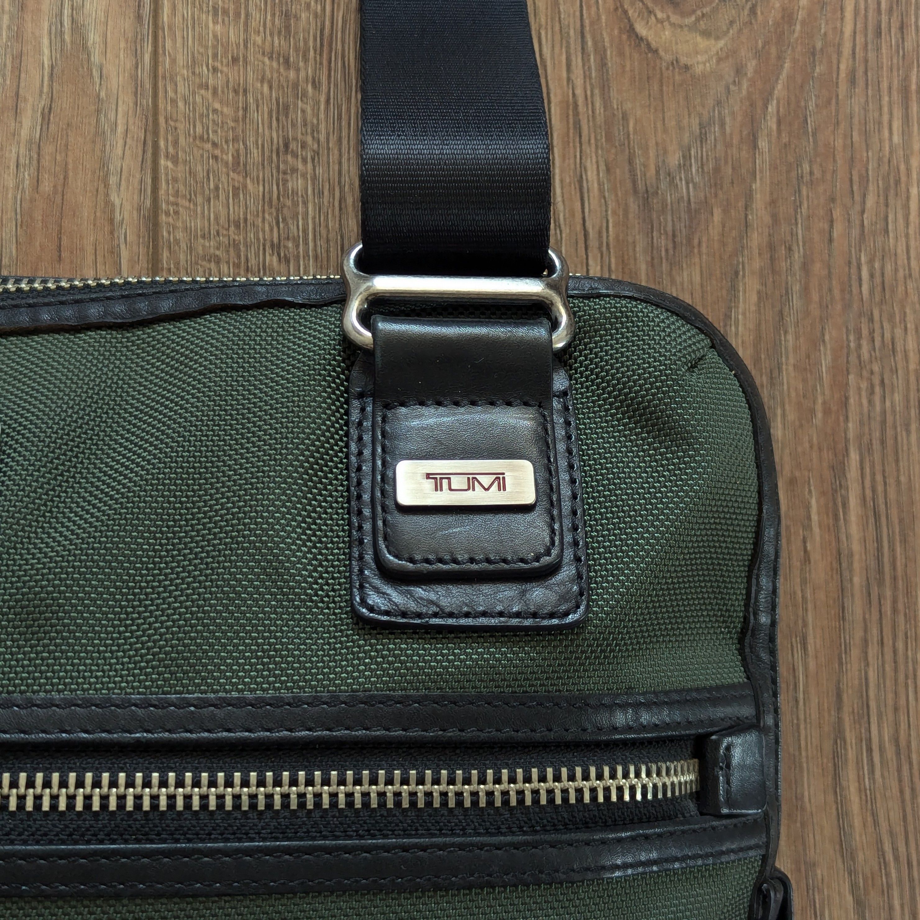 Tumi Tumi Alpha Bravo Messenger Laptop Messenger Bag Dark Green Size ONE SIZE - 2 Thumbnail