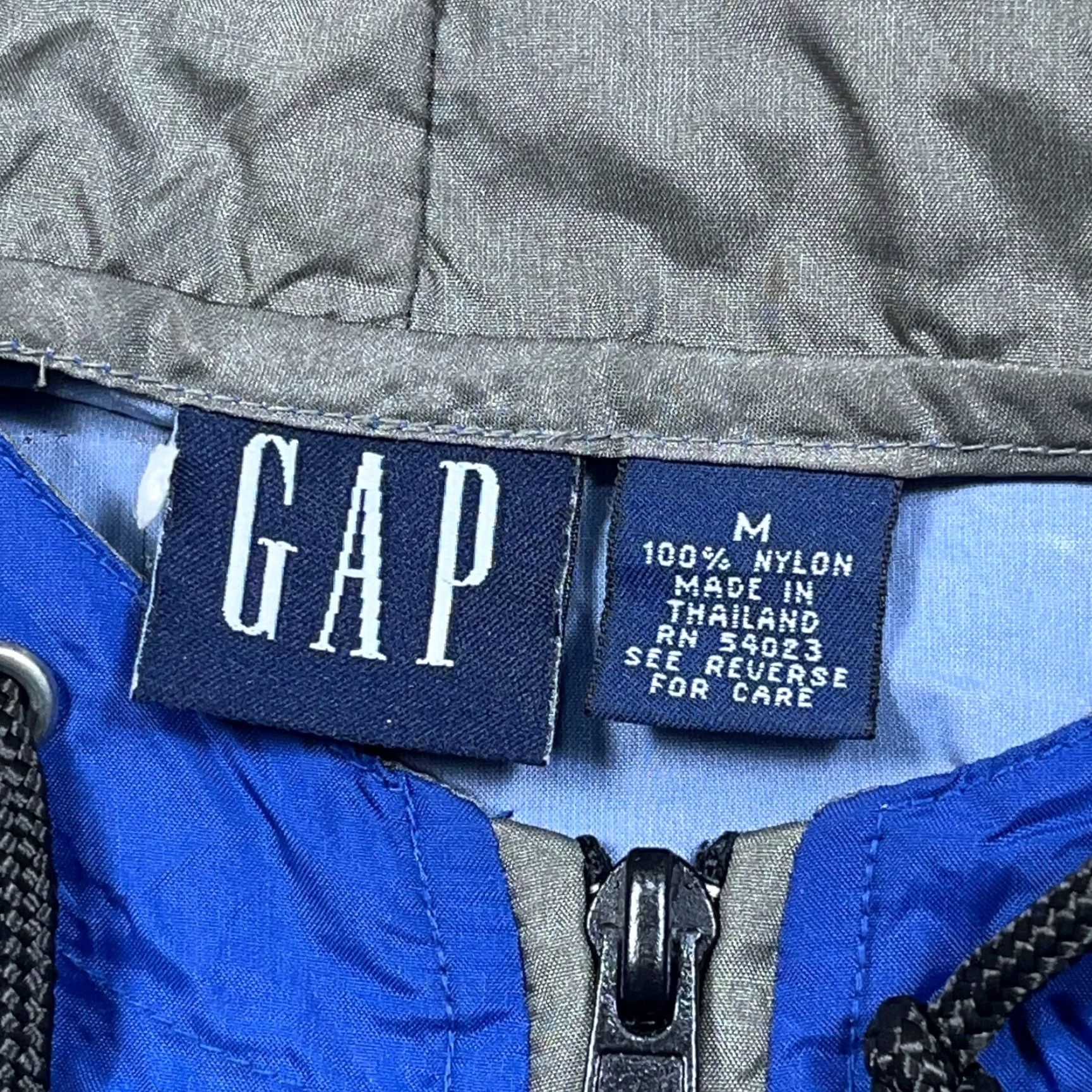 Gap VINTAGE Gap Jacket Men M Royal Blue Windbreaker 90s Size US M / EU 48-50 / 2 - 3 Thumbnail