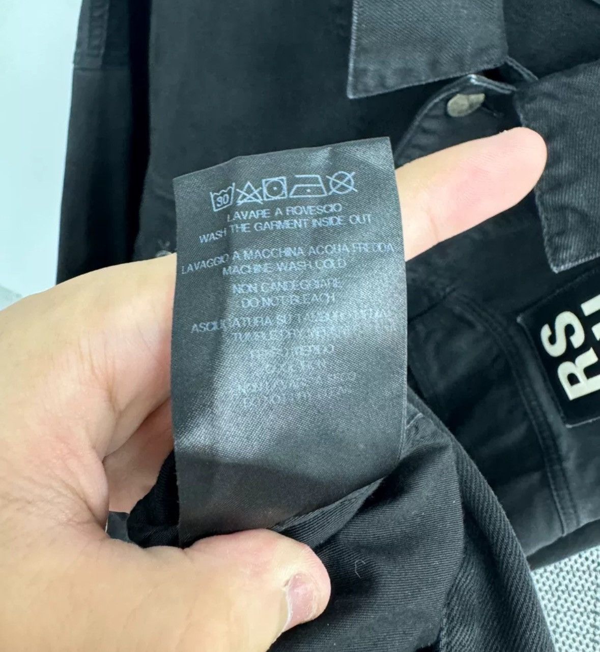 Raf Simons RAF SIMONS slogan leather tag jacket2412-Nextarrow Size US S / EU 44-46 / 1 - 9 Thumbnail