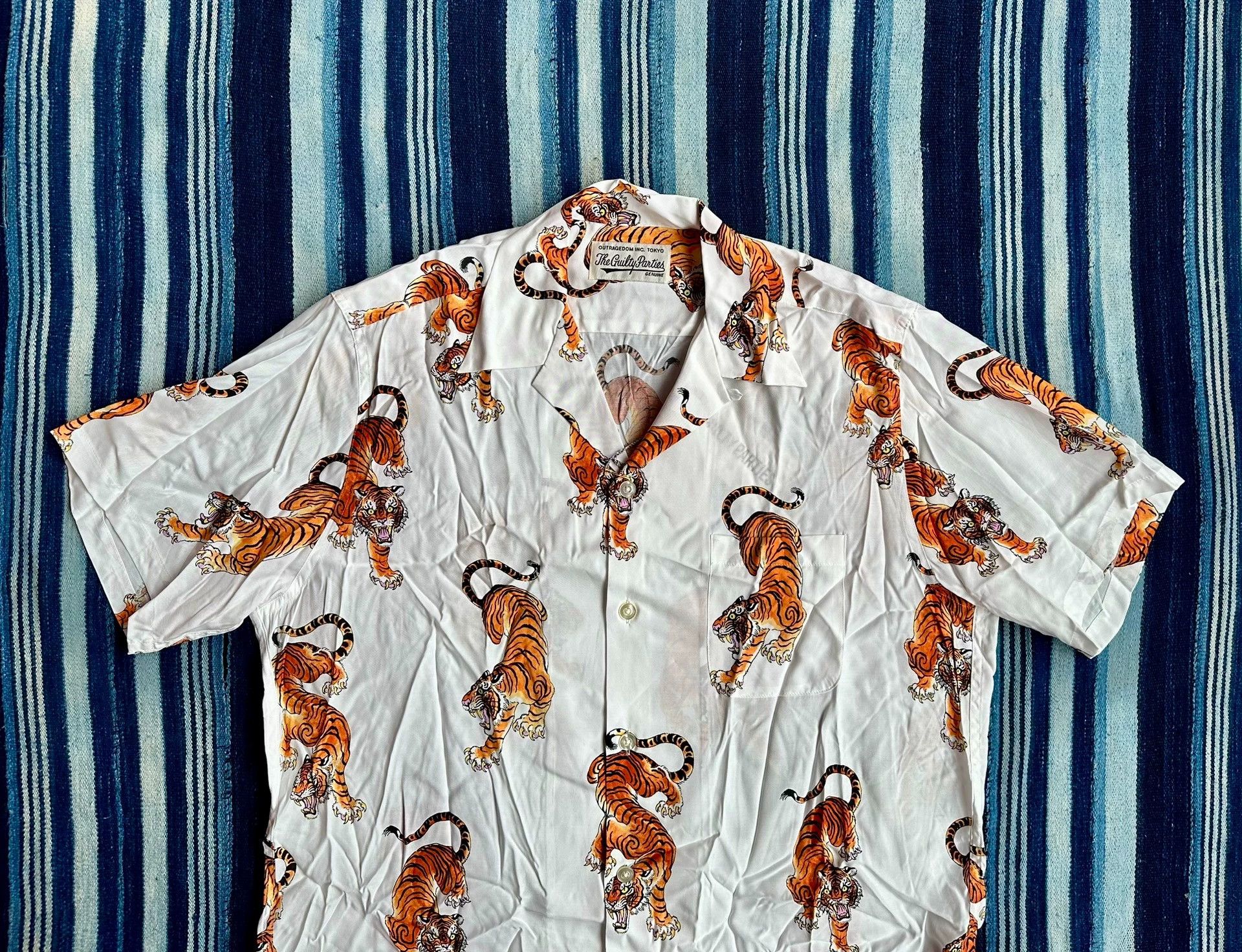 Wacko Maria WACKO MARIA x Tim Lehi Tiger Cuban Collar Hawaiian SS Shirt Size US L / EU 52-54 / 3 - 3 Thumbnail