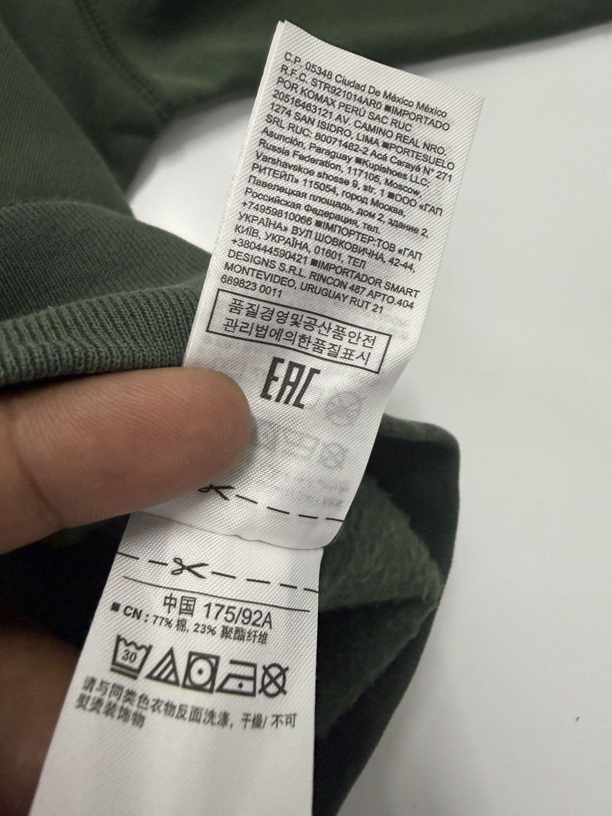 Gap 🔥 GAP Streetwear Hoodie Sunfaded Green - S Size US S / EU 44-46 / 1 - 8 Thumbnail