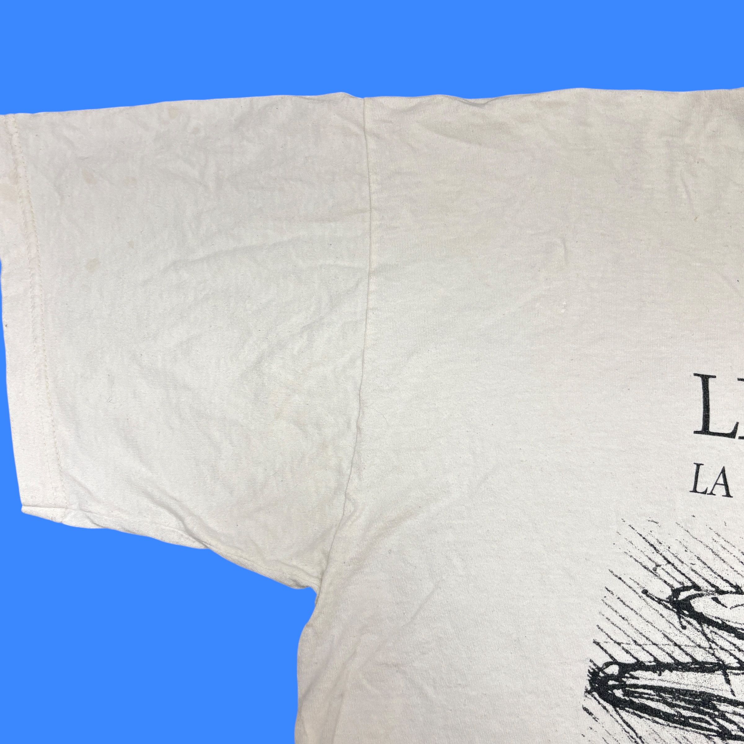 Vintage Vintage Leonardo Da Vinci T Shirt 90s Screen Stars Art Tee Size US XL / EU 56 / 4 - 10 Thumbnail