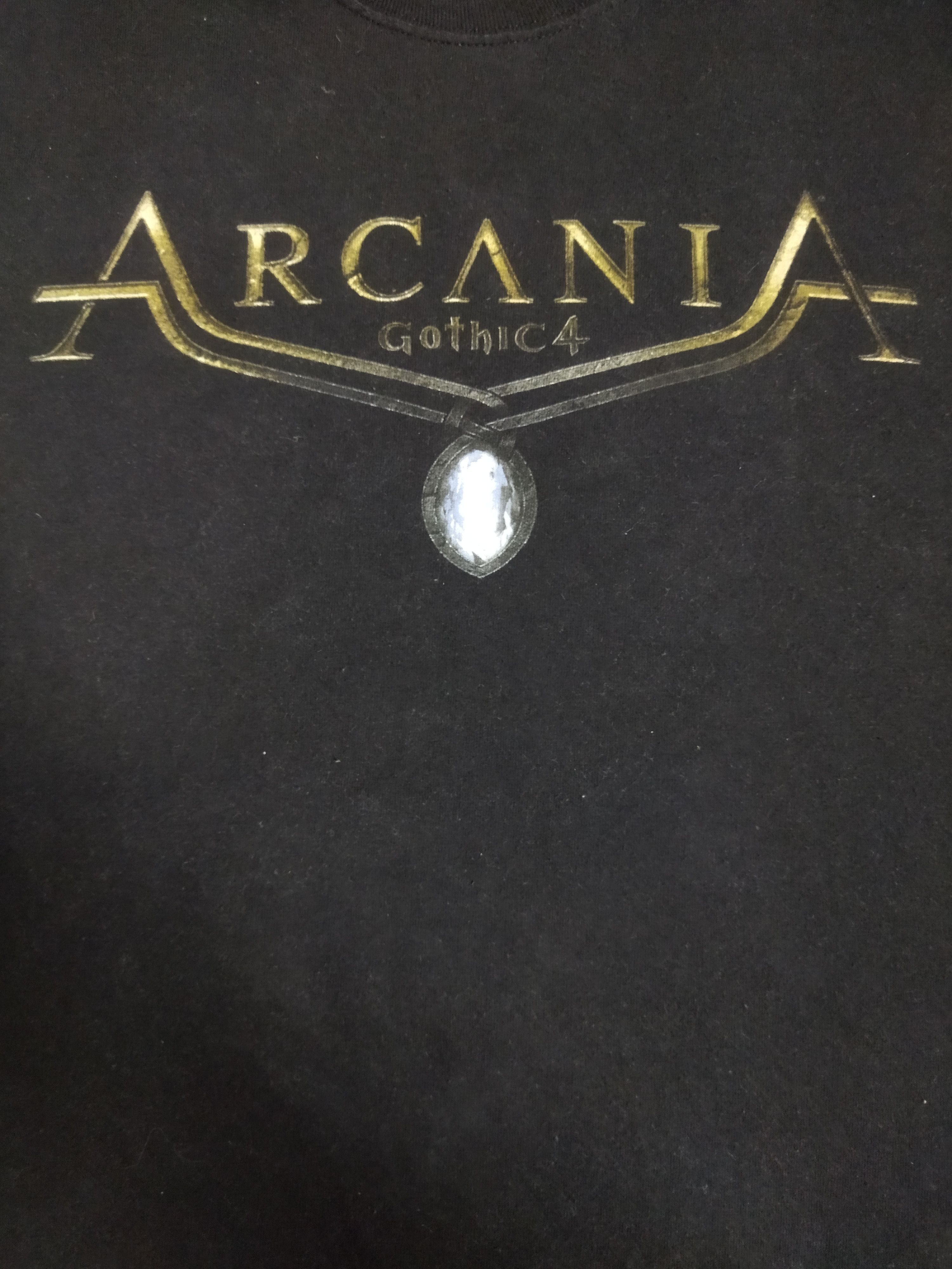 Playstation Vintage Arcania Gothic 4 Promo Tee Size US L / EU 52-54 / 3 - 3 Thumbnail