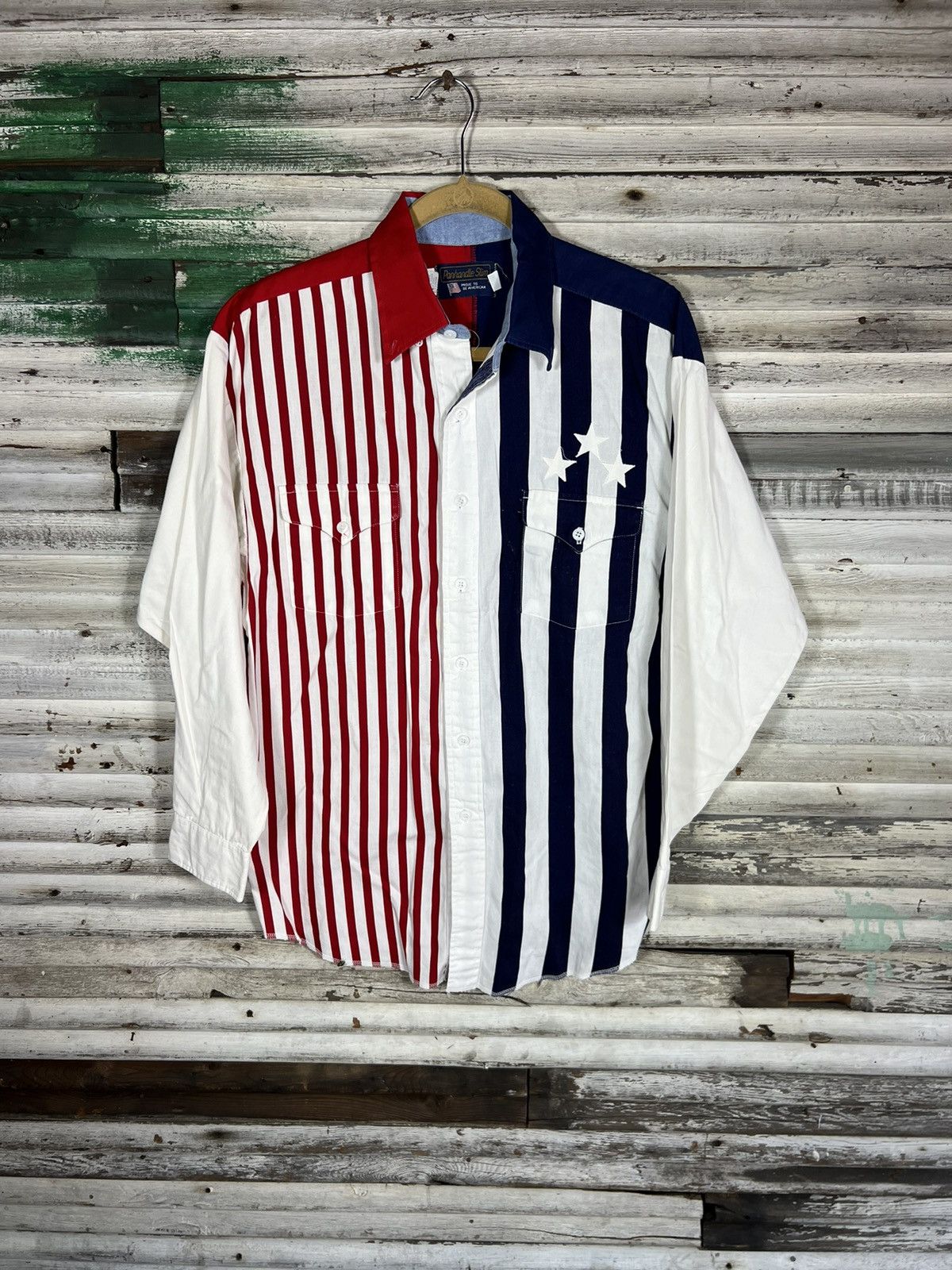 Vintage Vintage Pan Handle Slim USA Shirt Size US M / EU 48-50 / 2 - 1 Thumbnail