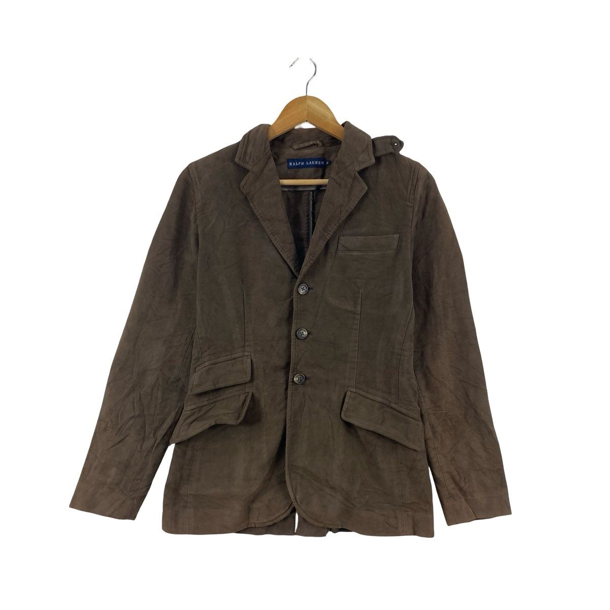 Polo Ralph Lauren Vintage RALPH LAUREN Suede Style Blazer Jacket Casual Size XS / US 0-2 / IT 36-38 - 5 Thumbnail