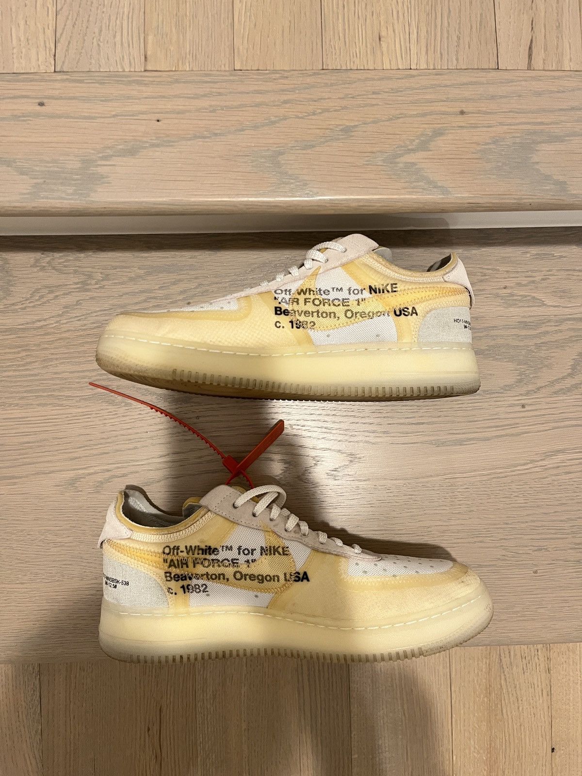 Nike × Off-White × Virgil Abloh Nike Off-White x Air Force 1 Low ‘The Ten’ Size US 10 / EU 43 - 7 Thumbnail