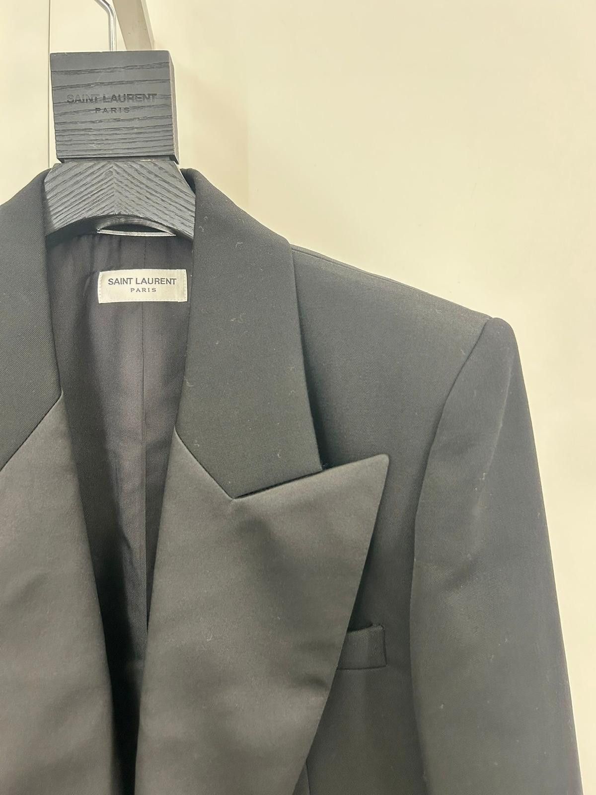 Saint Laurent Paris Double breasted trench coat made with recycled polyester Size 48R - 3 Thumbnail
