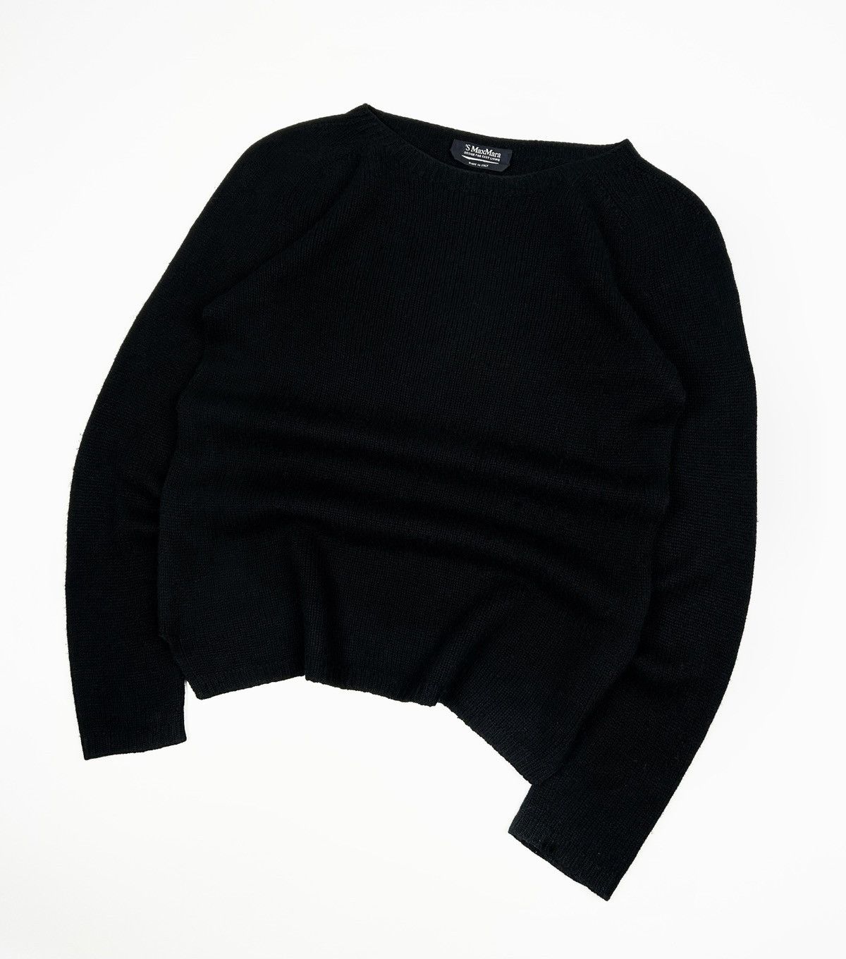 Designer × Max Mara rare S' Max Mara Wool black Sweater Size M / US 6-8 / IT 42-44 - 2 Thumbnail