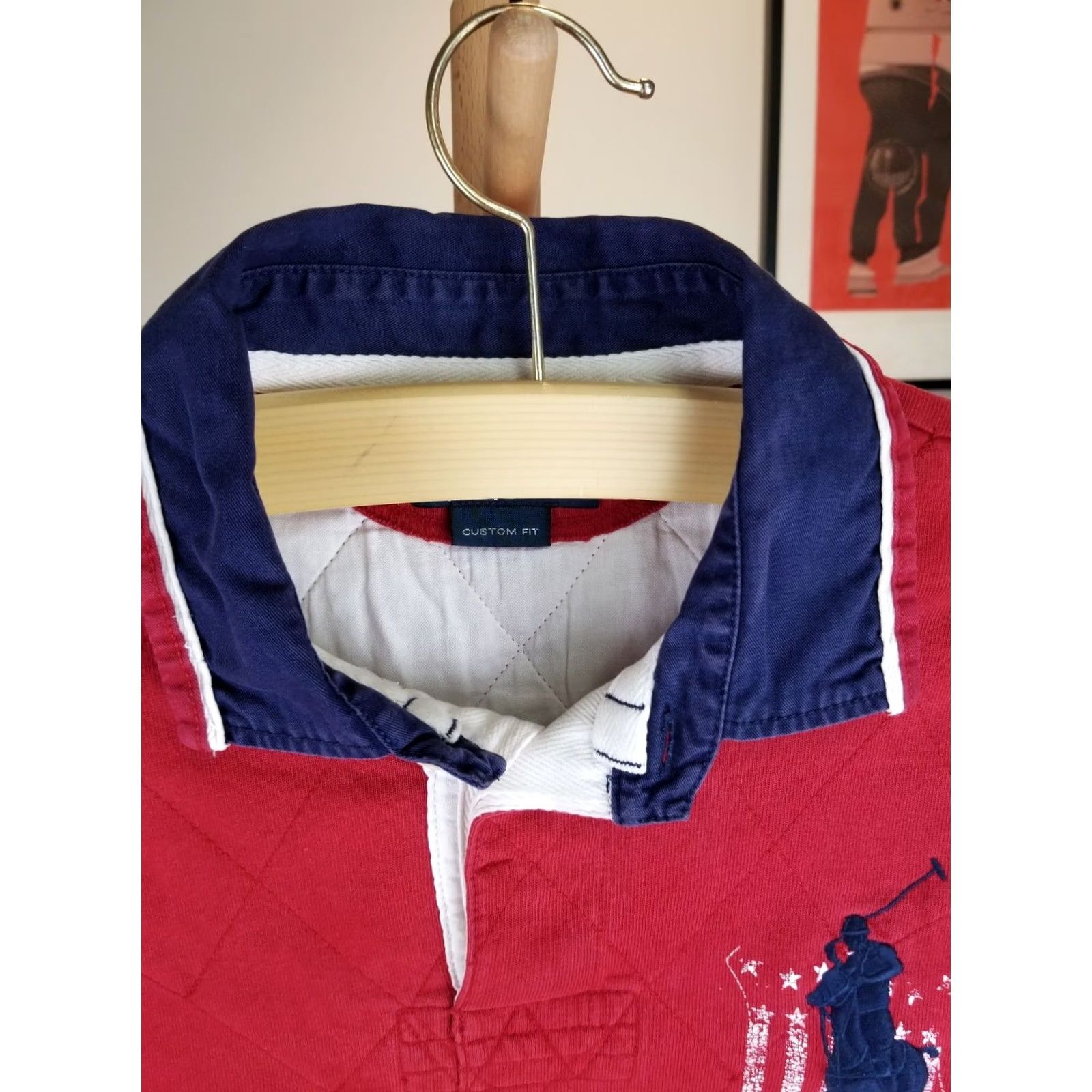 Polo Ralph Lauren VINTAGE Polo Ralph Lauren Los Angeles Games RED Rugby Shirt XLARGE Men's Long Sleeve Polo Shirt Size US XL / EU 56 / 4 - 5 Thumbnail