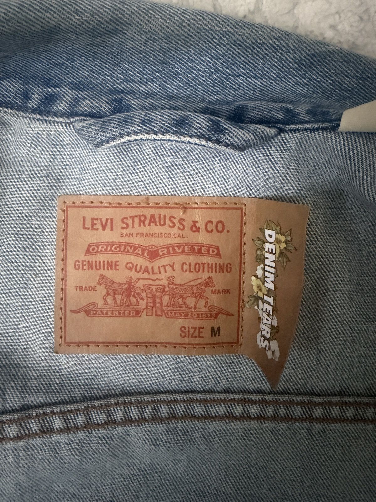 DENIM TEARS Denim Tears jean jacket Size US M / EU 48-50 / 2 - 3 Thumbnail