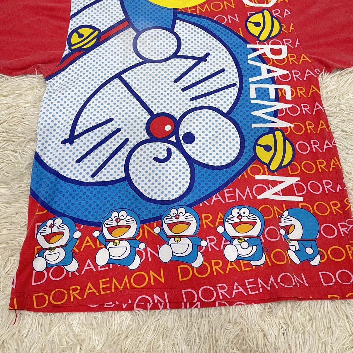 Anime Final Drop‼️ Doraemon Vintage 2000 All Over Print Size US L / EU 52-54 / 3 - 4 Thumbnail