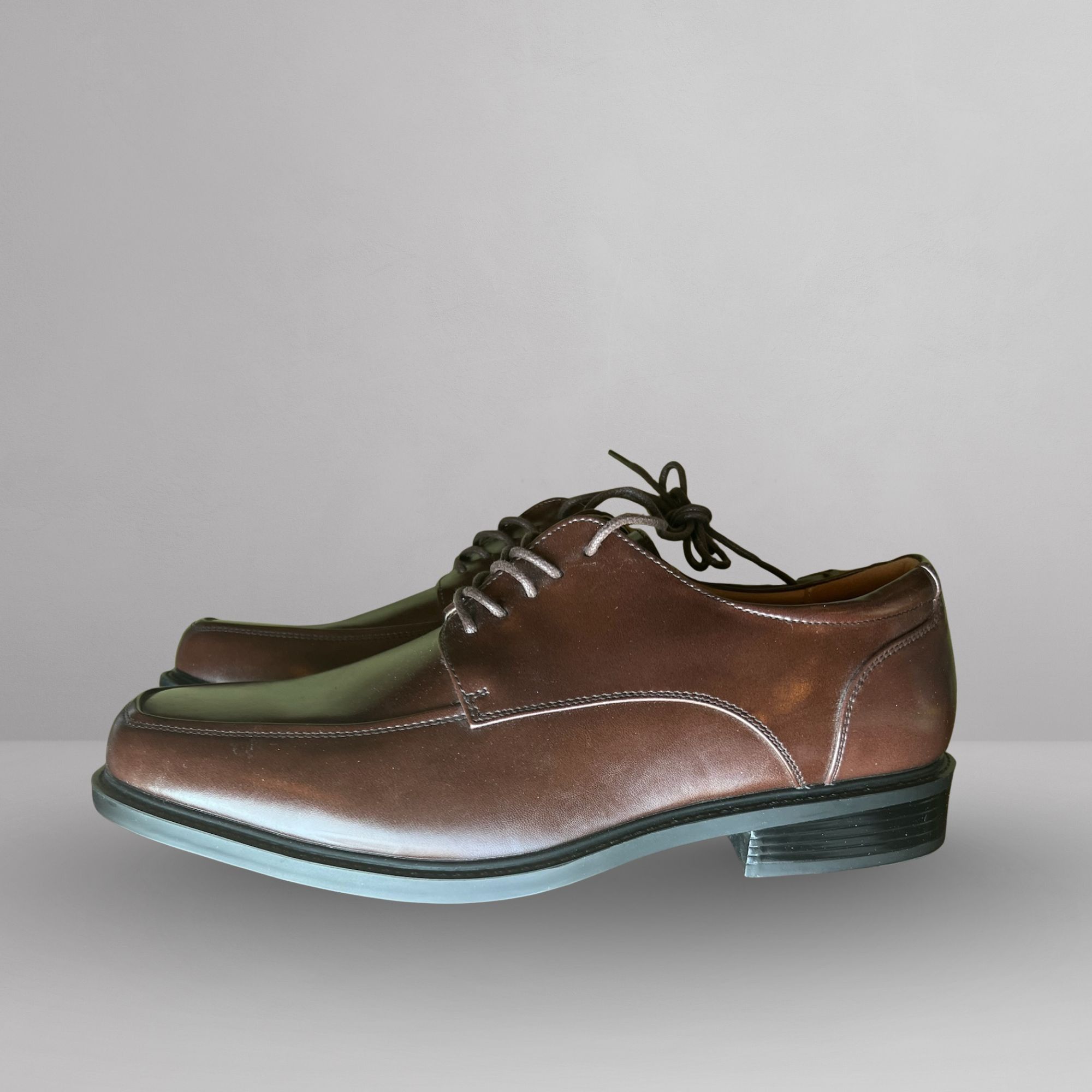 Croft & Barrow Croft & Barrow Men’s Dress Shoes – Raven Brown Leather Oxfor Size US 10 / EU 43 - 5 Thumbnail