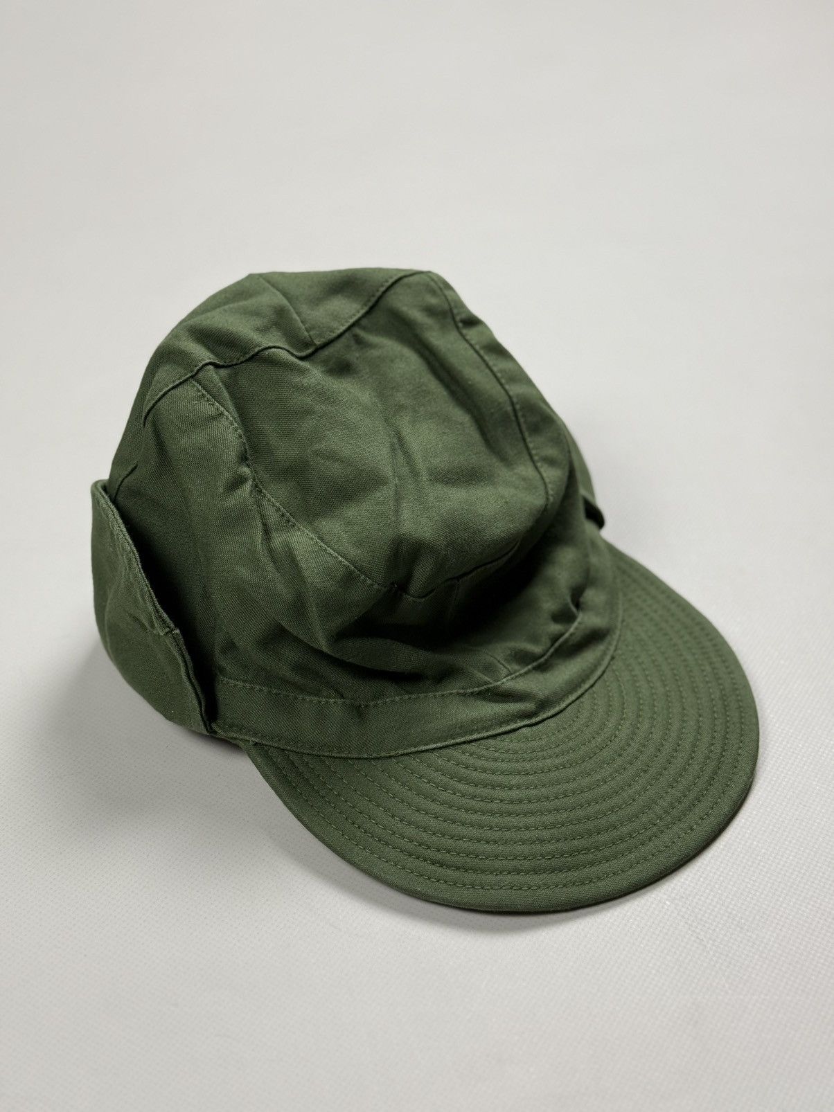 Vintage Vintage Swedish Army Military Earwarmer Flap Ear Cap Hat Size ONE SIZE - 2 Thumbnail