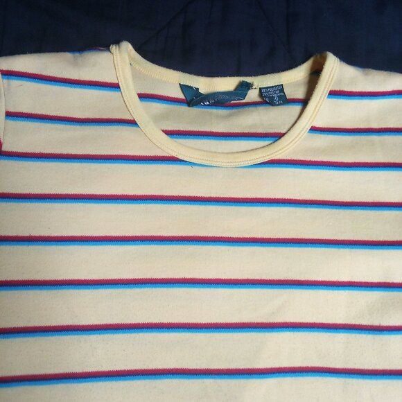 Vintage Vintage 80s Editions Striped T-Shirt Size M / US 6-8 / IT 42-44 - 1 Thumbnail