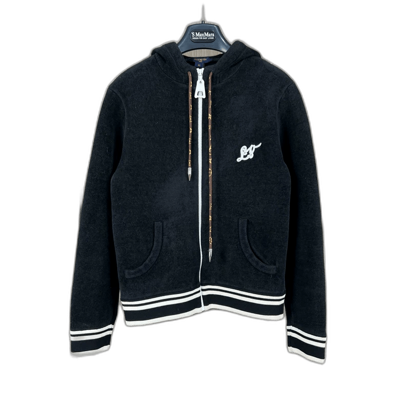 Louis Vuitton Louis Vuitton Velvet Embroidered Zip Hoodie-2506 Size US XS / EU 42 / 0 - 1 Thumbnail