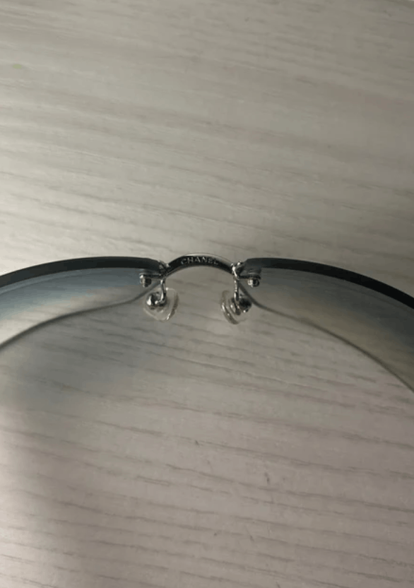 Chanel CHANEL Sunglasses 4018 ICONIC LOGO Rimless Rhinestone 4017 Size ONE SIZE - 7 Thumbnail