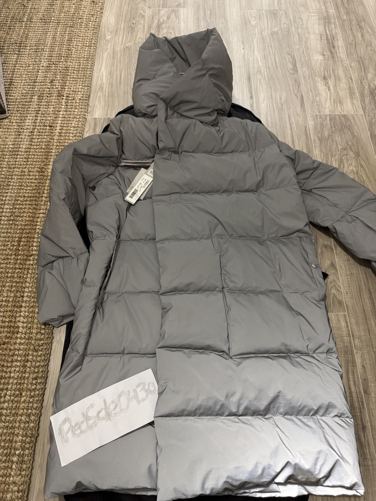 Rick Owens RARE Rick Owens LS Hooded Liner Reflective Brand New Size US L / EU 52-54 / 3 - 3 Thumbnail