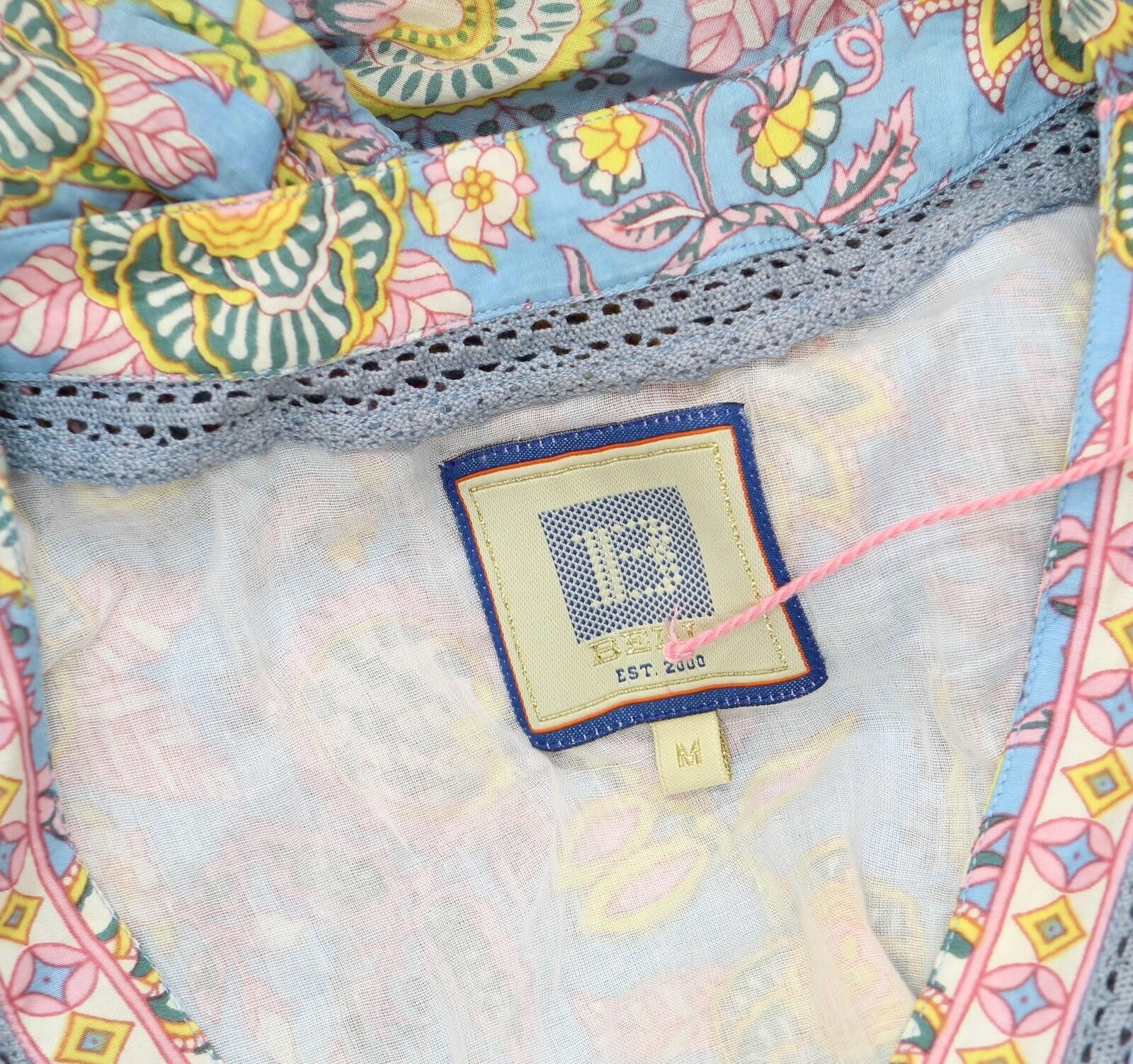 Billionaire Boys Club Bell Annabelle Maxi Dress Bellsp25-1 Blue / Yellow Print M Size M / US 6-8 / IT 42-44 - 4 Thumbnail