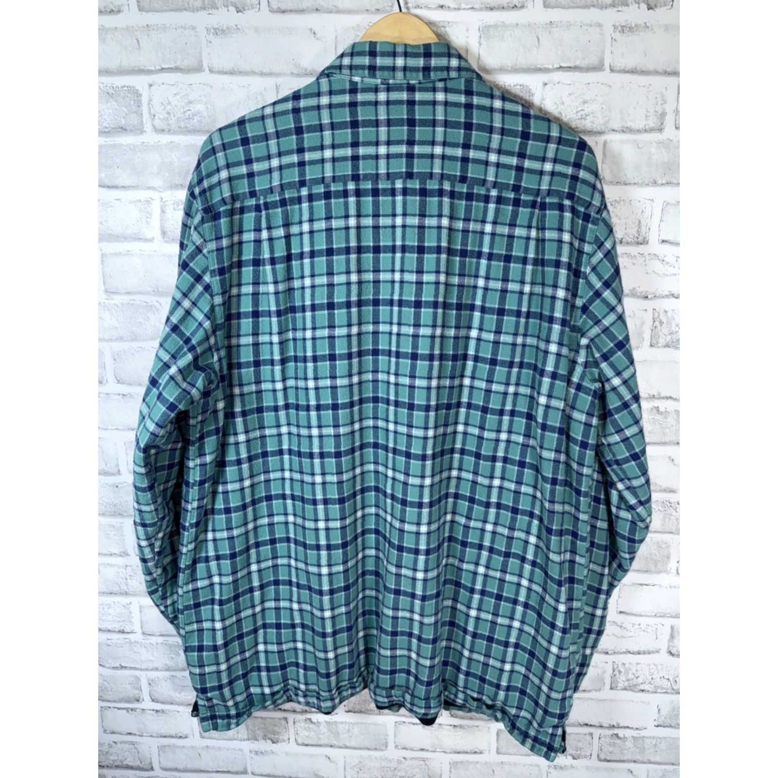 Vintage LL Bean Shirt Jacket Plaid Flannel Fleece Lined Blue Mens M Traditional Fit Jacket Size US M / EU 48-50 / 2 - 7 Thumbnail