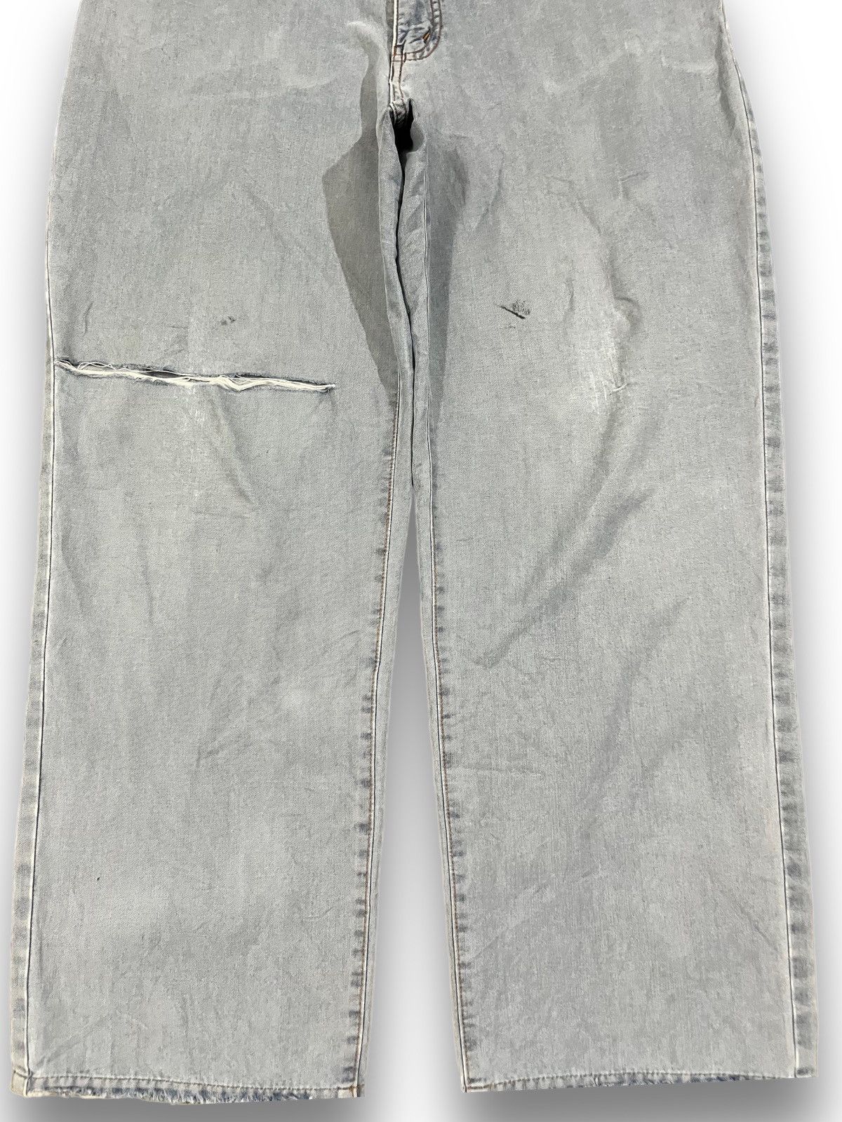 Kenzo Vintage Kenzo Scovill Baggy Distressed Denim Size US 33 - 3 Thumbnail