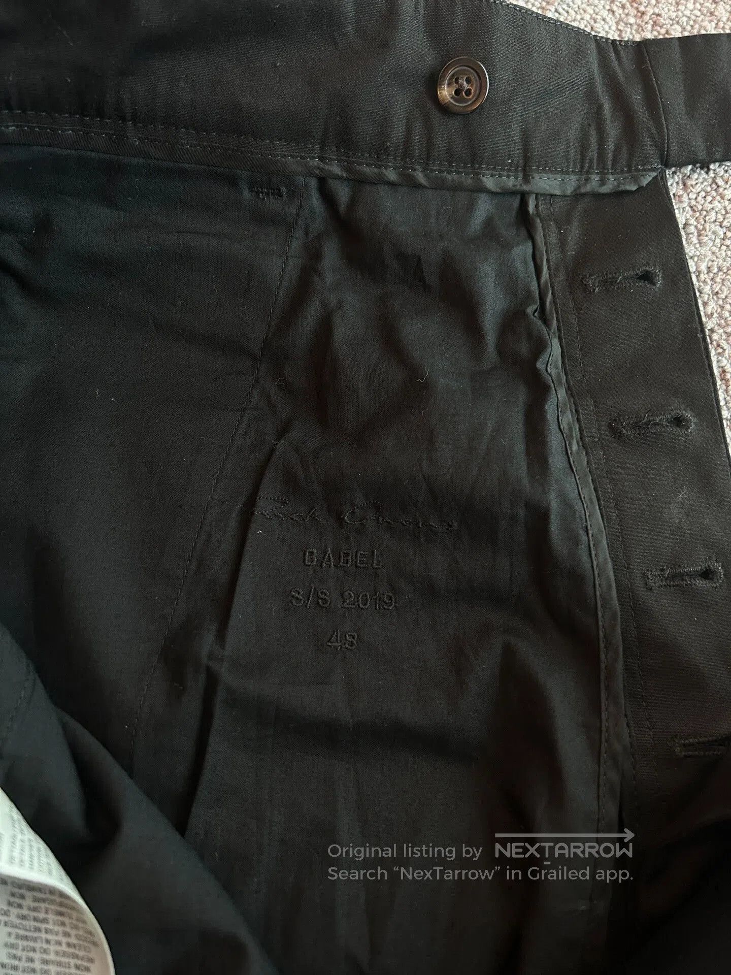 Rick Owens Rick Owens Black Loose Trousers. Size US 32 / EU 48 - 4 Thumbnail