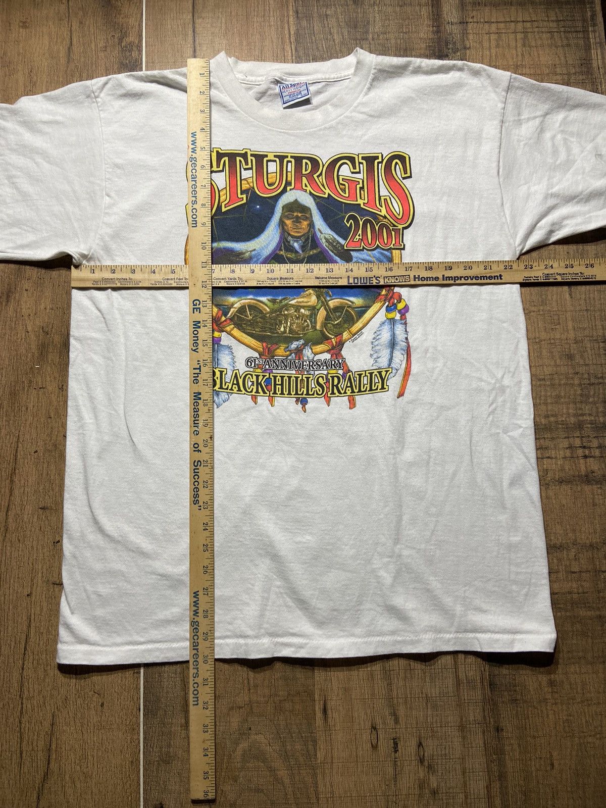 All Sport Vintage 2001 Sturgis motorcycle rally tee Size US XL / EU 56 / 4 - 4 Thumbnail