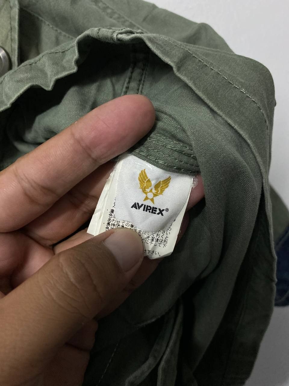 Avirex vintage avirex military style with denim pocket nice design Size US M / EU 48-50 / 2 - 8 Thumbnail