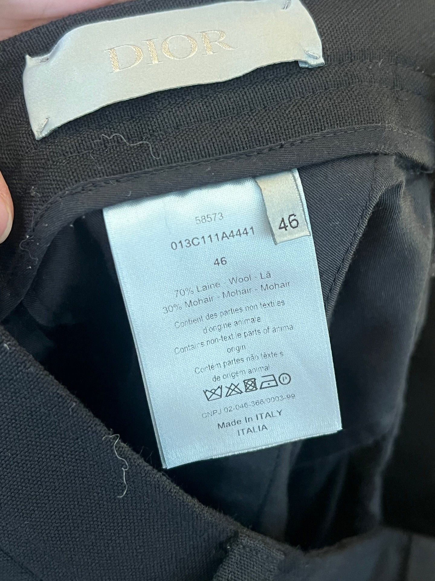 Dior Dior Wool Blend Tailored Shorts Size US 30 / EU 46 - 3 Thumbnail