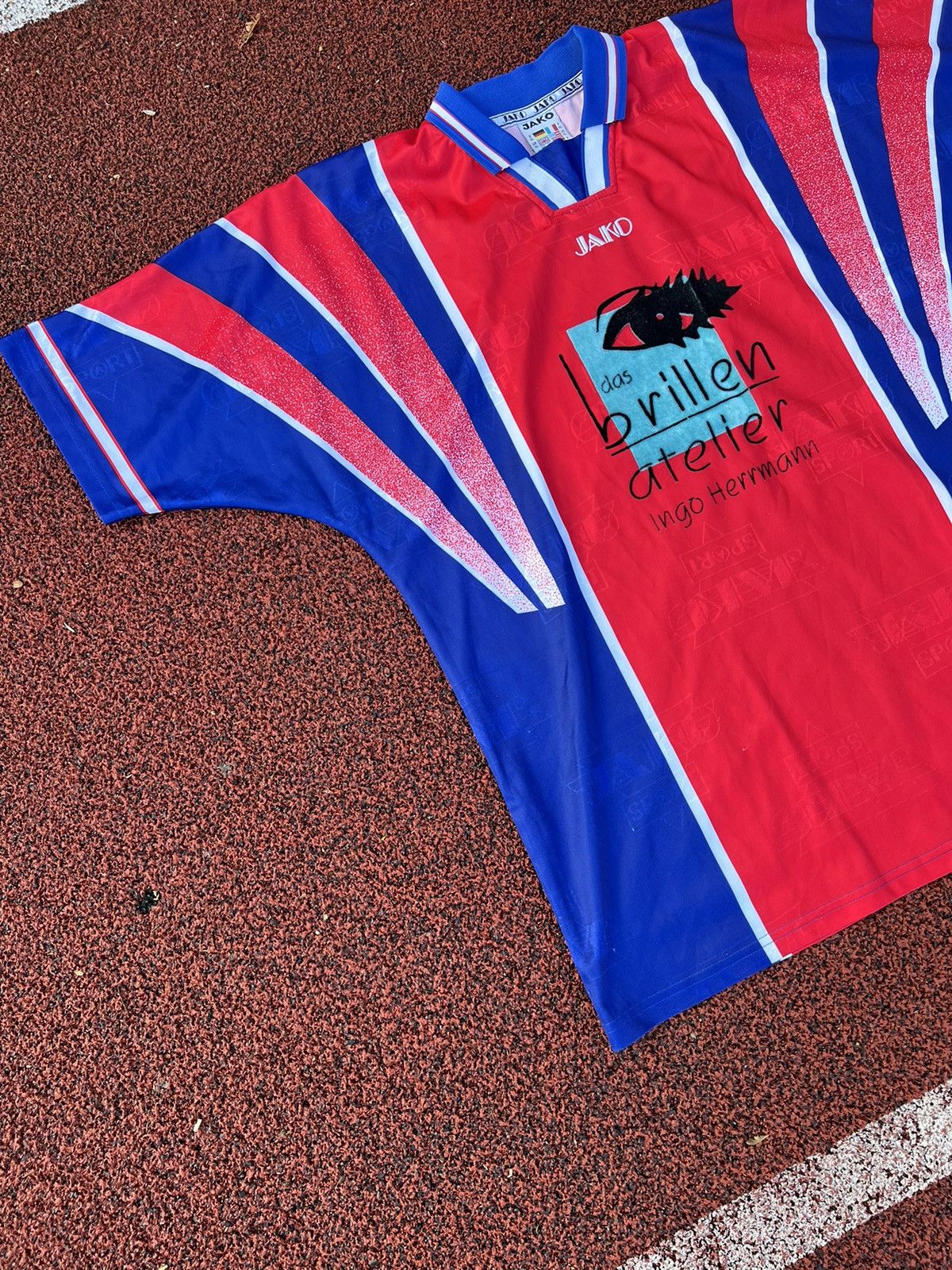Vintage 🩸RARE🩸Alemannia Jako Lu’ 93 Vintage Soccer Jersey Size US XL / EU 56 / 4 - 6 Thumbnail