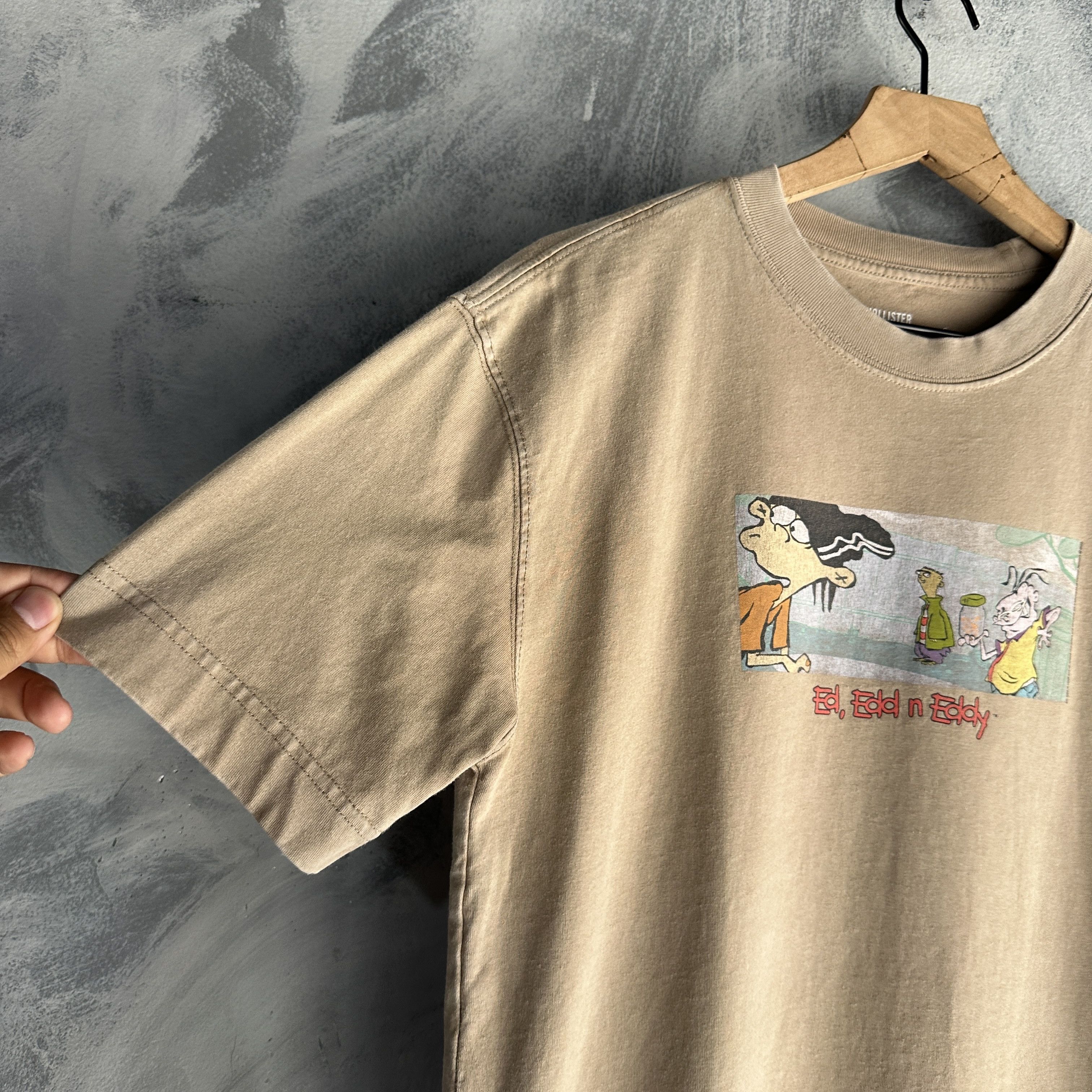 Hollister Hollister Ed Edd N Eddy T Shirt Mens Heavyweight Boxy Fit Size US S / EU 44-46 / 1 - 5 Thumbnail