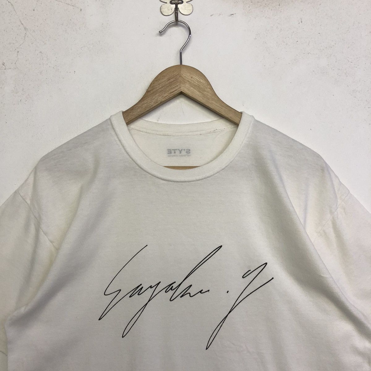 Yohji Yamamoto Yohji Yamamoto S’YTE Planning Dept Signature Tshirt Size US L / EU 52-54 / 3 - 2 Thumbnail
