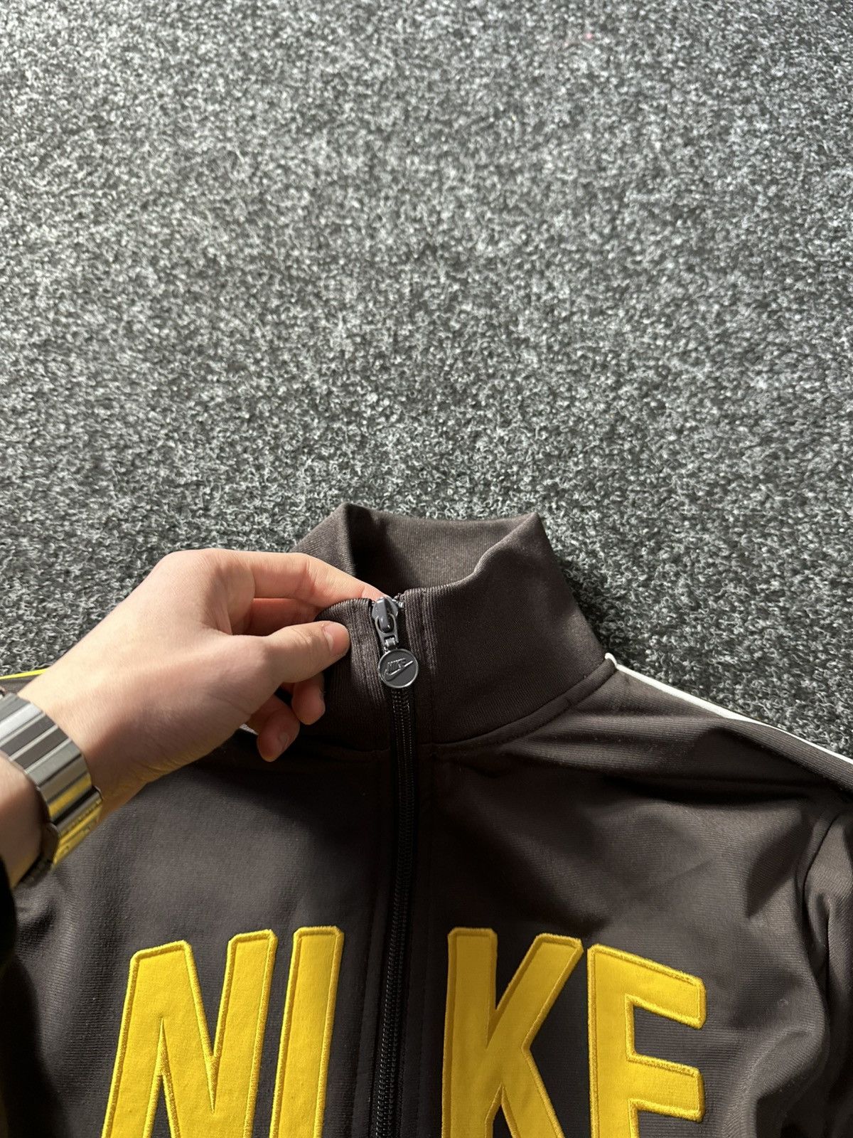 Nike × Vintage 🚨 VINTAGE NIKE BIG LOGO OLYMPIC SWEATSHIRT ZIP RARE Size US S / EU 44-46 / 1 - 4 Thumbnail
