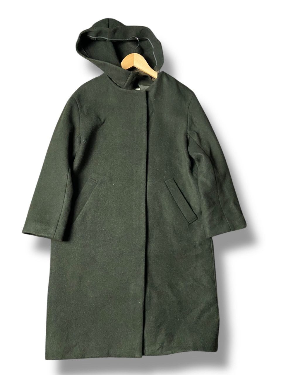 Hamilton Vintage Hamilton Lambswool Hooded Long Jacket (157) Size US XXS / EU 40 - 1 Thumbnail