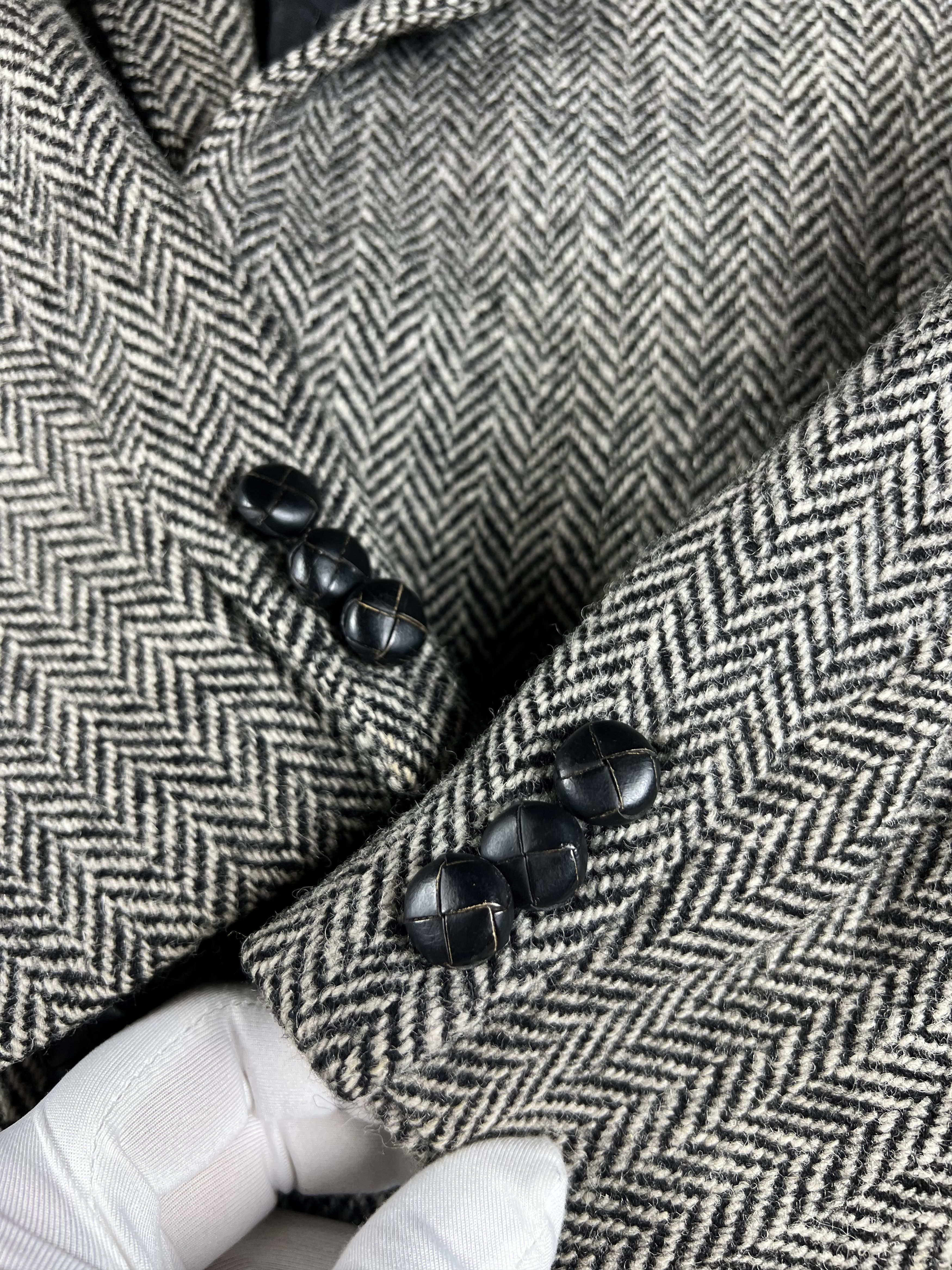 Harris Tweed × Vintage Vintage Harris Tweed Wool Blazer S Size 44S - 3 Thumbnail