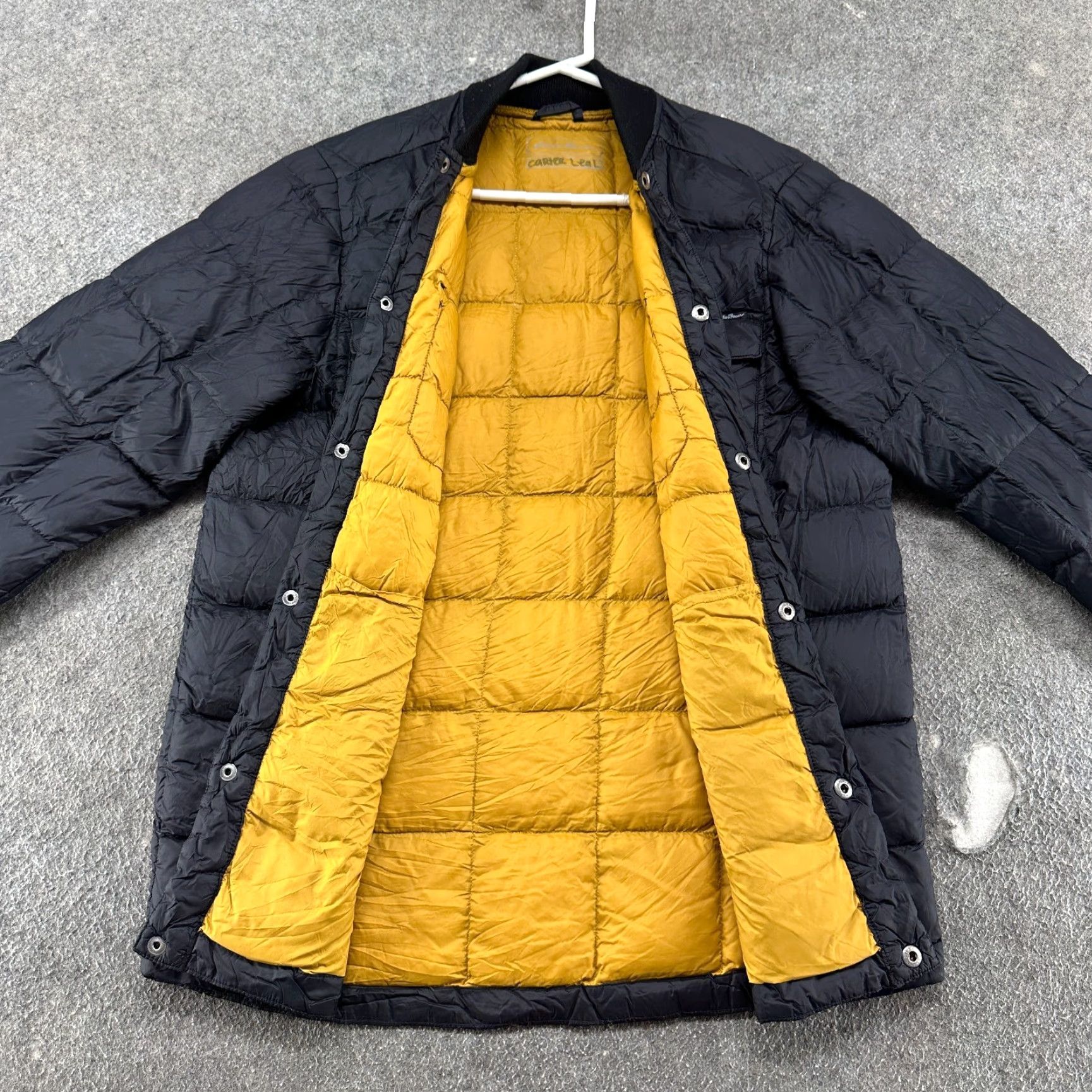 Eddie Bauer Eddie Bauer Jacket Men Small Black Quilted Snap Puffer Down Stratuslite Nylon Softshell Insulated Size US S / EU 44-46 / 1 - 5 Thumbnail