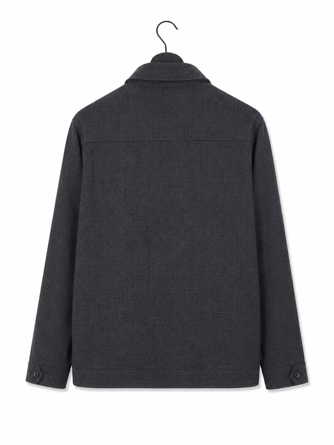 Japanese Brand Vintage FOUR BARS by Ryuichiro Shimazaki Textured Zip Jacket Size US M / EU 48-50 / 2 - 2 Thumbnail