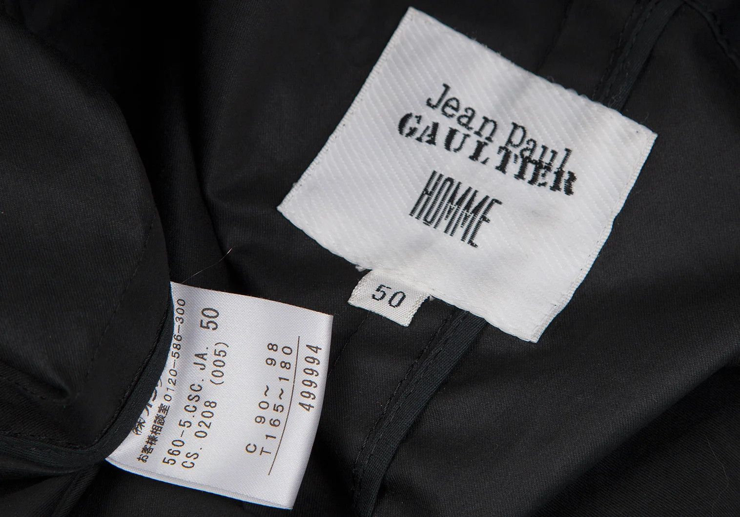 Jean Paul Gaultier Cotton Hoodie Coat in Navy Size 50 Size US M / EU 48-50 / 2 - 19 Thumbnail