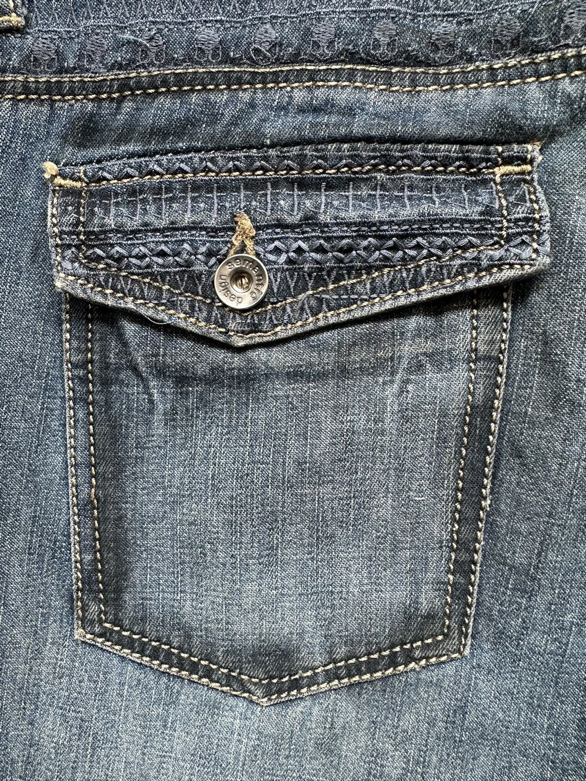 semanticdesign 2013FW Semanticdesign - jrock sashiko skull jeans Size US 32 / EU 48 - 19 Thumbnail