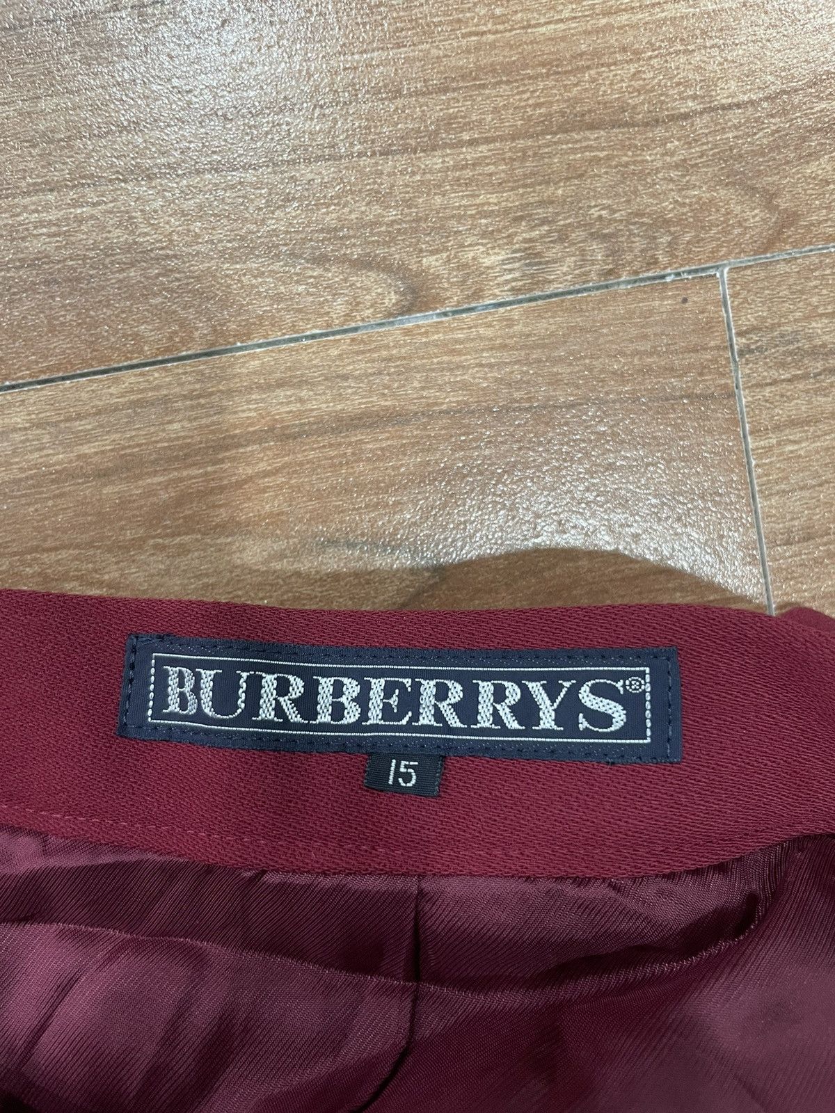 Burberry Burberry Marroon Skirt Size 31" - 4 Thumbnail