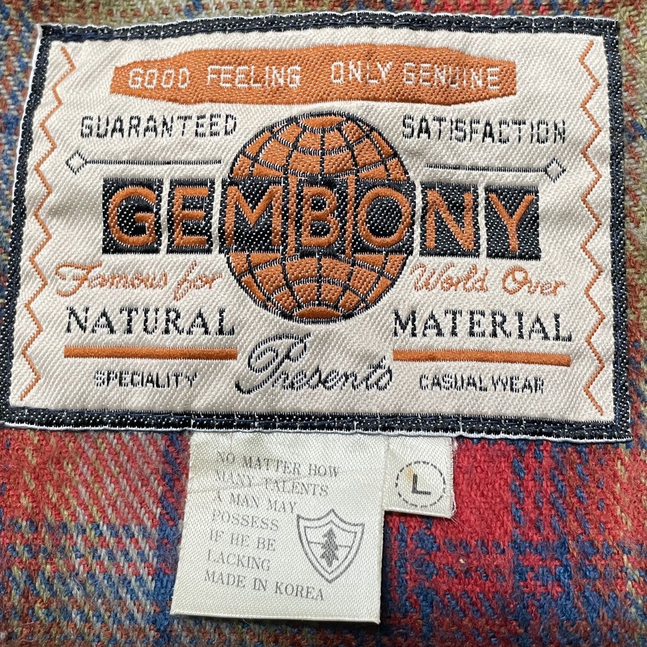 Japanese Brand × Vintage Vintage Japanese Brand Gembony Denim Jacket 1990s Size US L / EU 52-54 / 3 - 11 Thumbnail