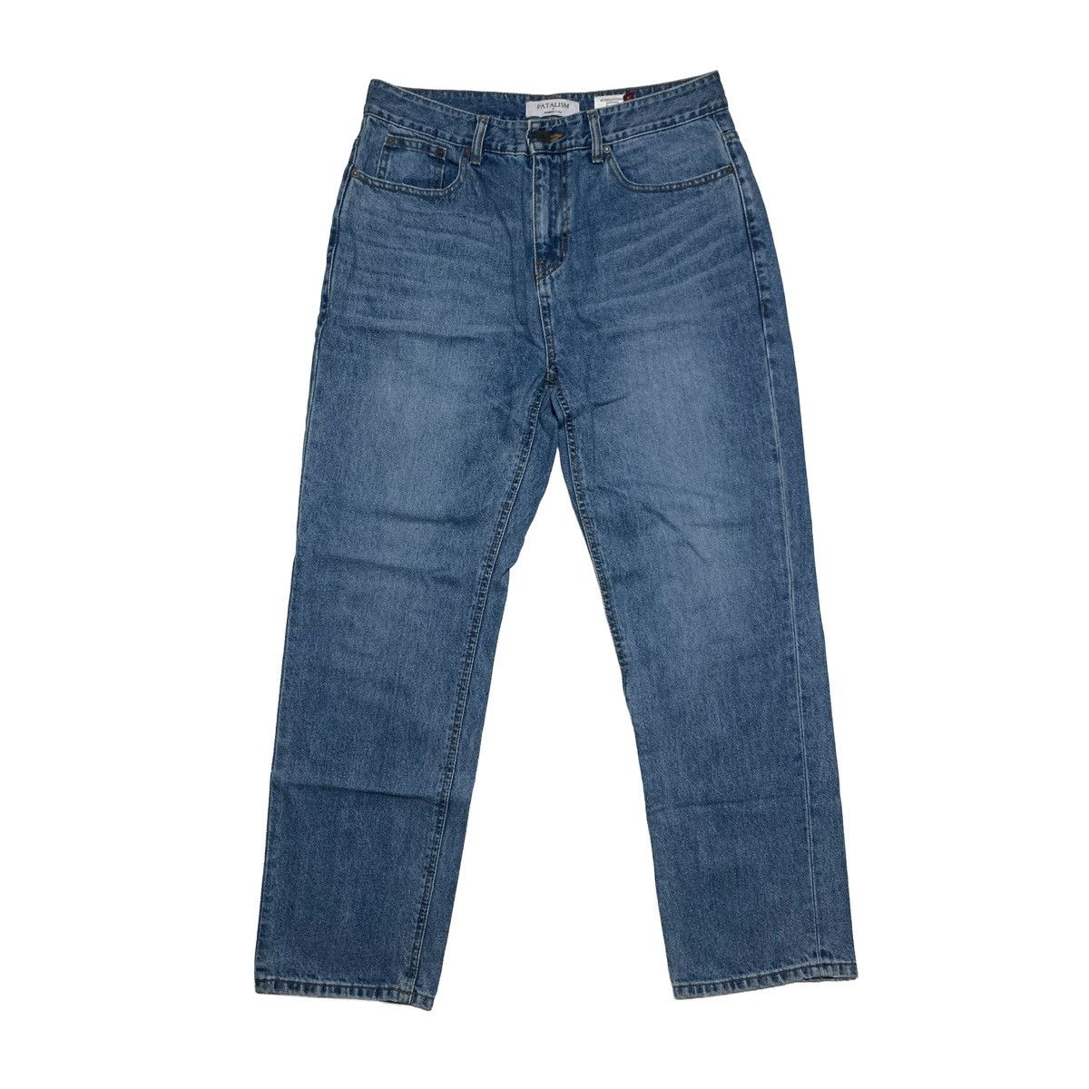 Other Fatalism Denim Jeans Standard Fit Blue Made in Korea Size 46 Size US 33 - 1 Thumbnail