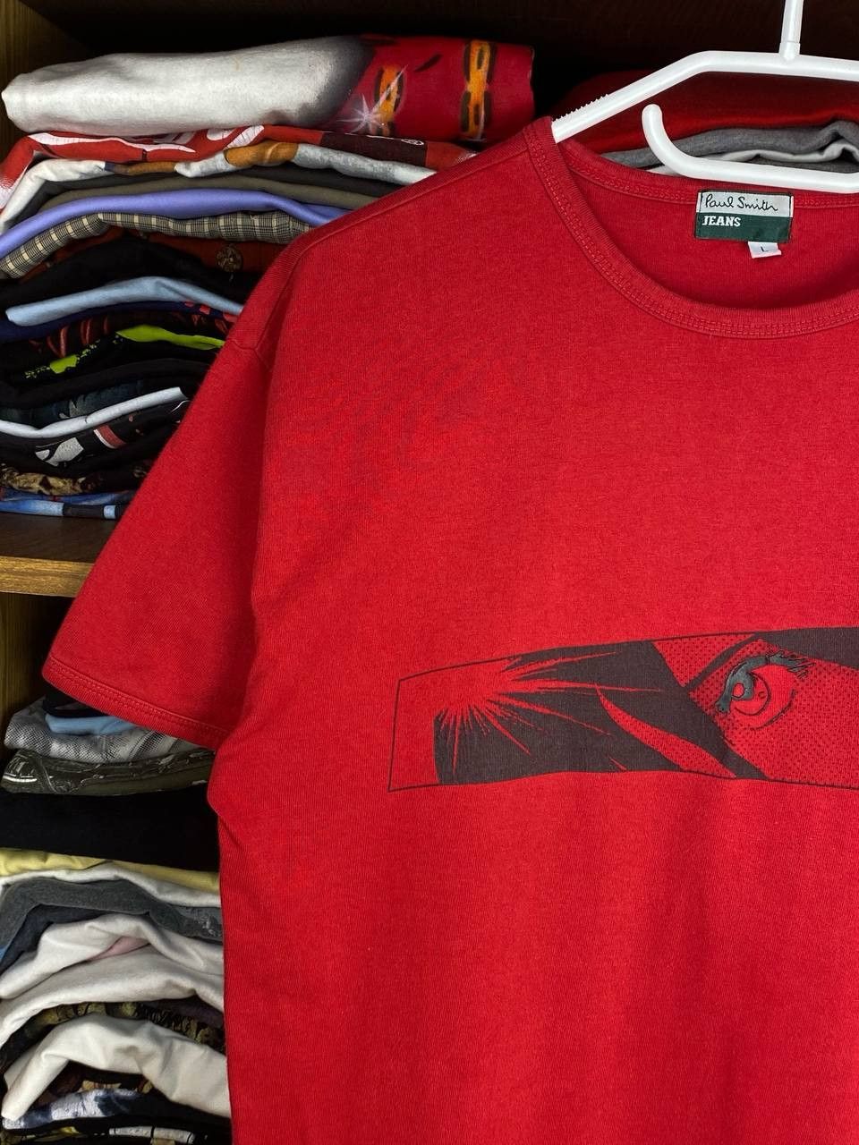 Paul Smith Vintage Paul Smith Jeans 00s Graphic Woman Eye Tee Size US L / EU 52-54 / 3 - 2 Thumbnail