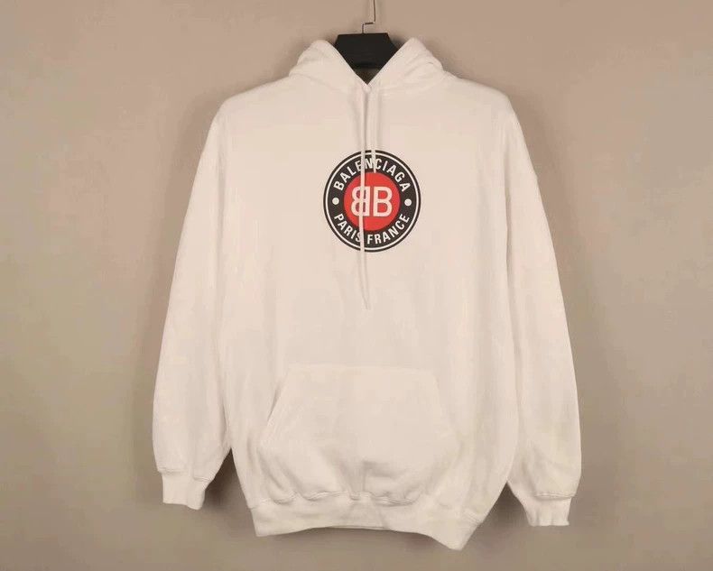 Balenciaga Balenciaga White hooded sweater Size US XS / EU 42 / 0 - 1 Thumbnail