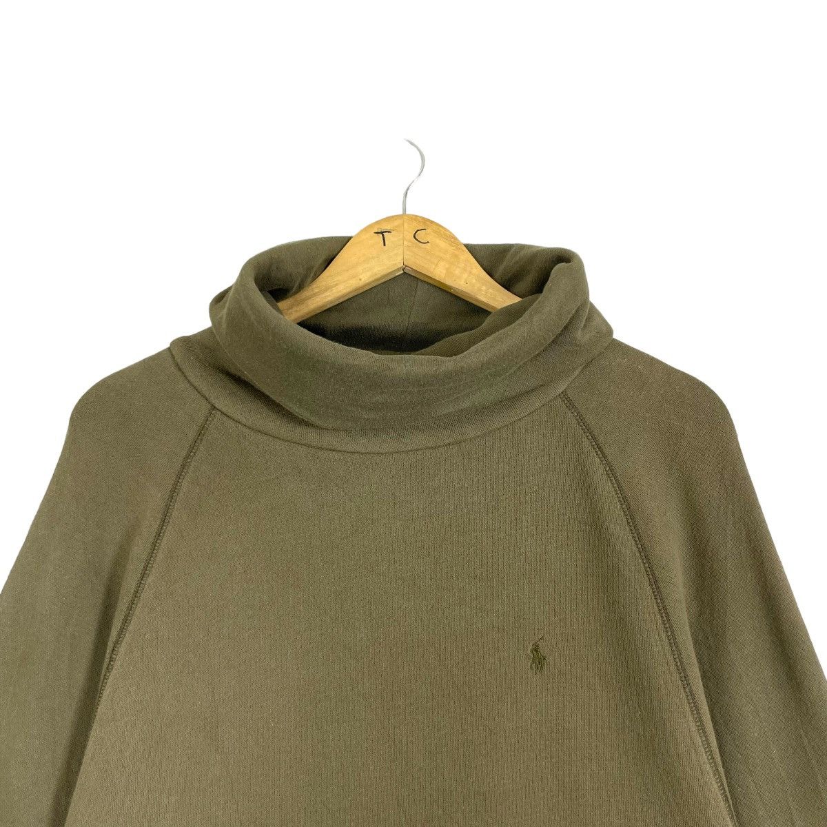 Ralph Lauren Vintage Ralph Lauren Turtle Neck Sweatshirt Women Sun Faded Size M / US 6-8 / IT 42-44 - 8 Thumbnail