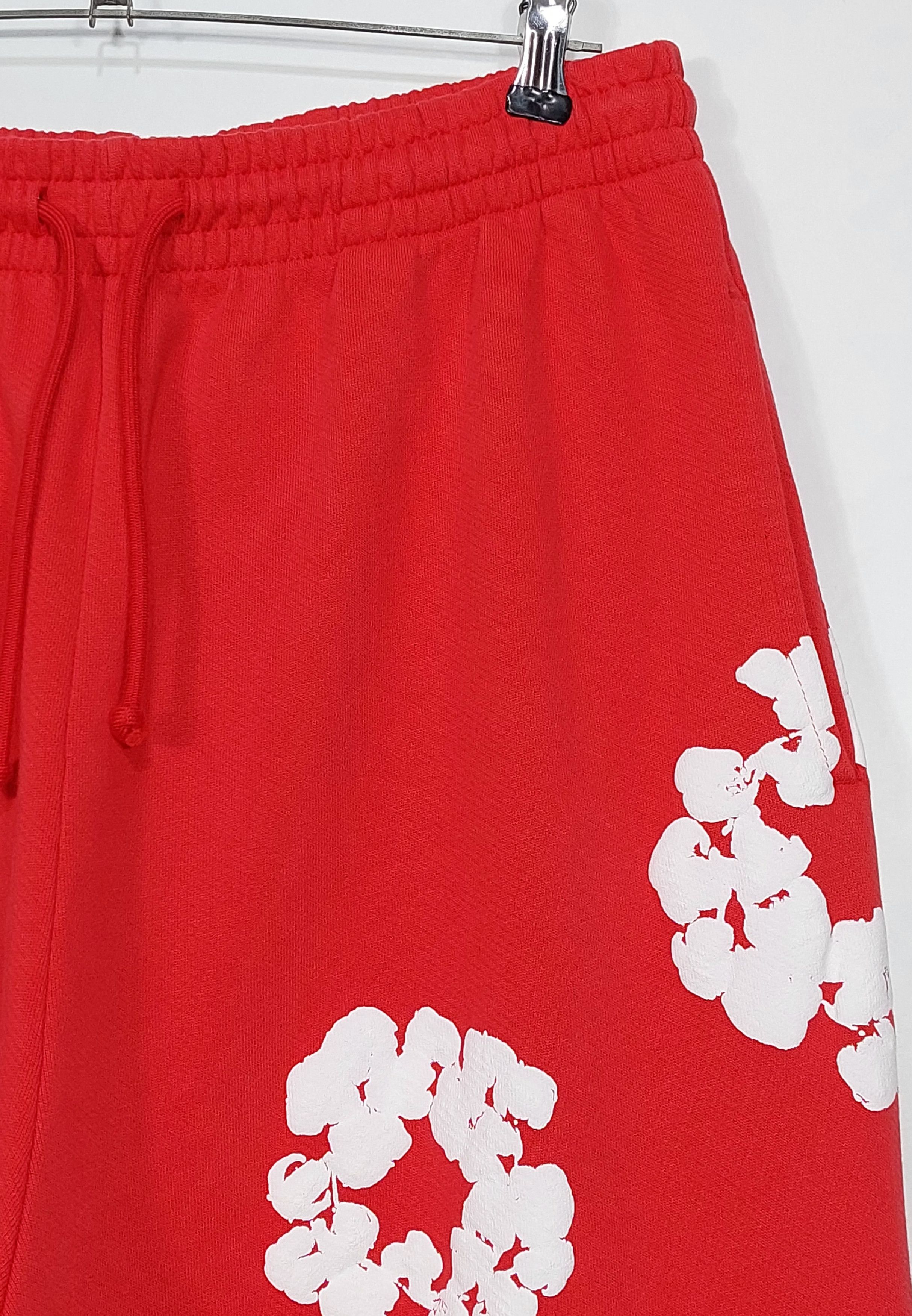 DENIM TEARS cotton wreath sweatpants - red L Size US 34 / EU 50 - 6 Thumbnail
