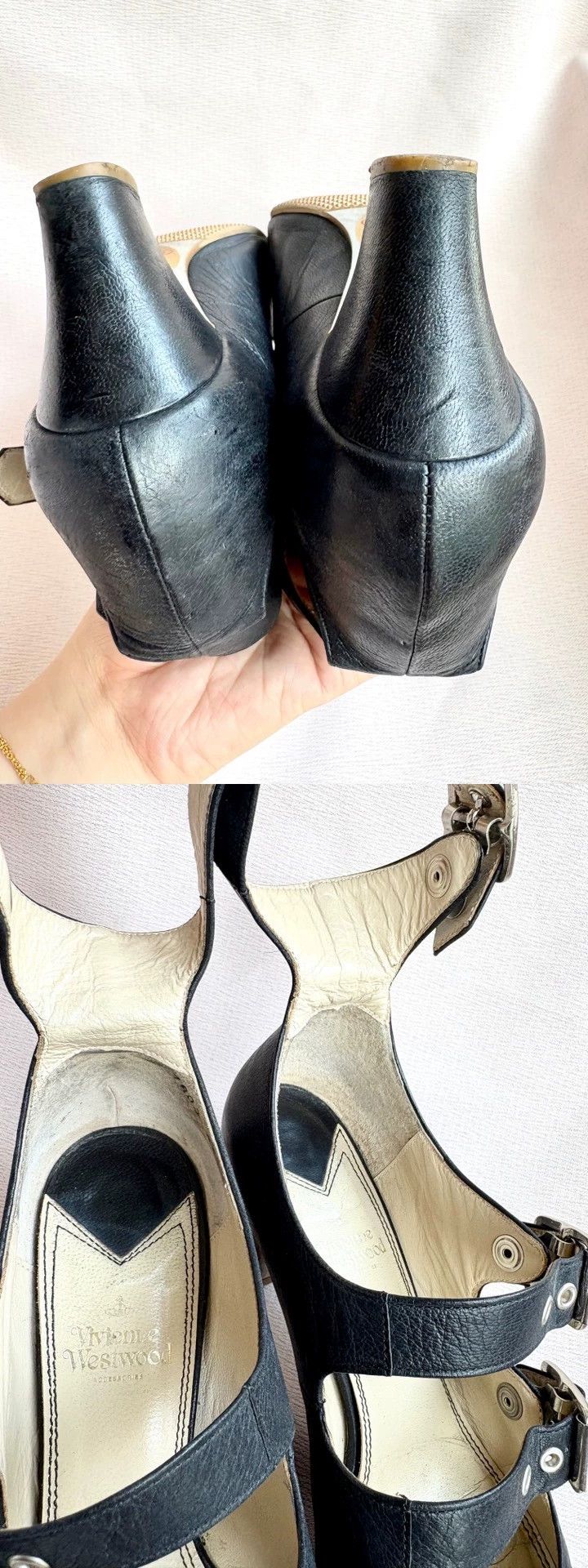 Vivienne Westwood Vivienne Westwood Black Roman Mary Jane three-toe looped l Size US 5 / IT 35 - 5 Thumbnail